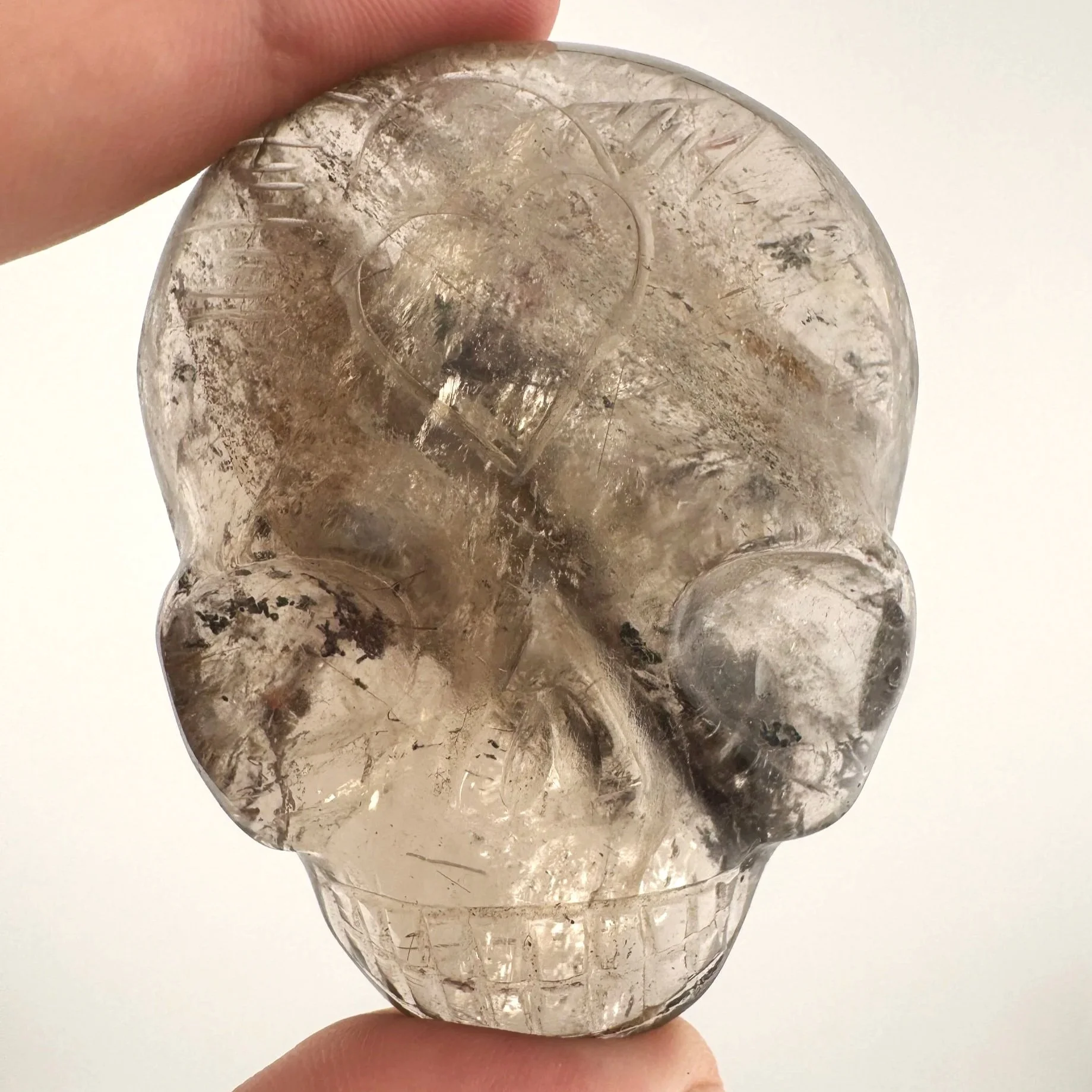 Leandro de Souza Smoky Garden Rutile Magical Child Palm Skull