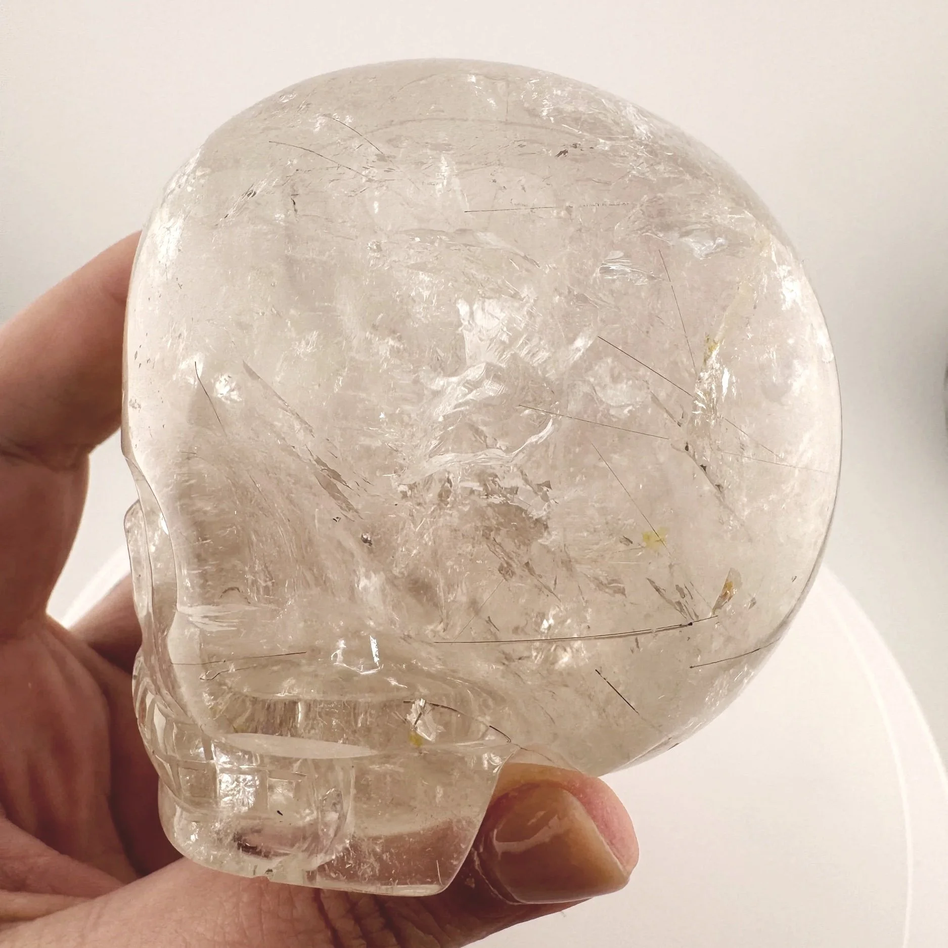 Leandro de Souza Smoky Red Rutile Magical Child Skull