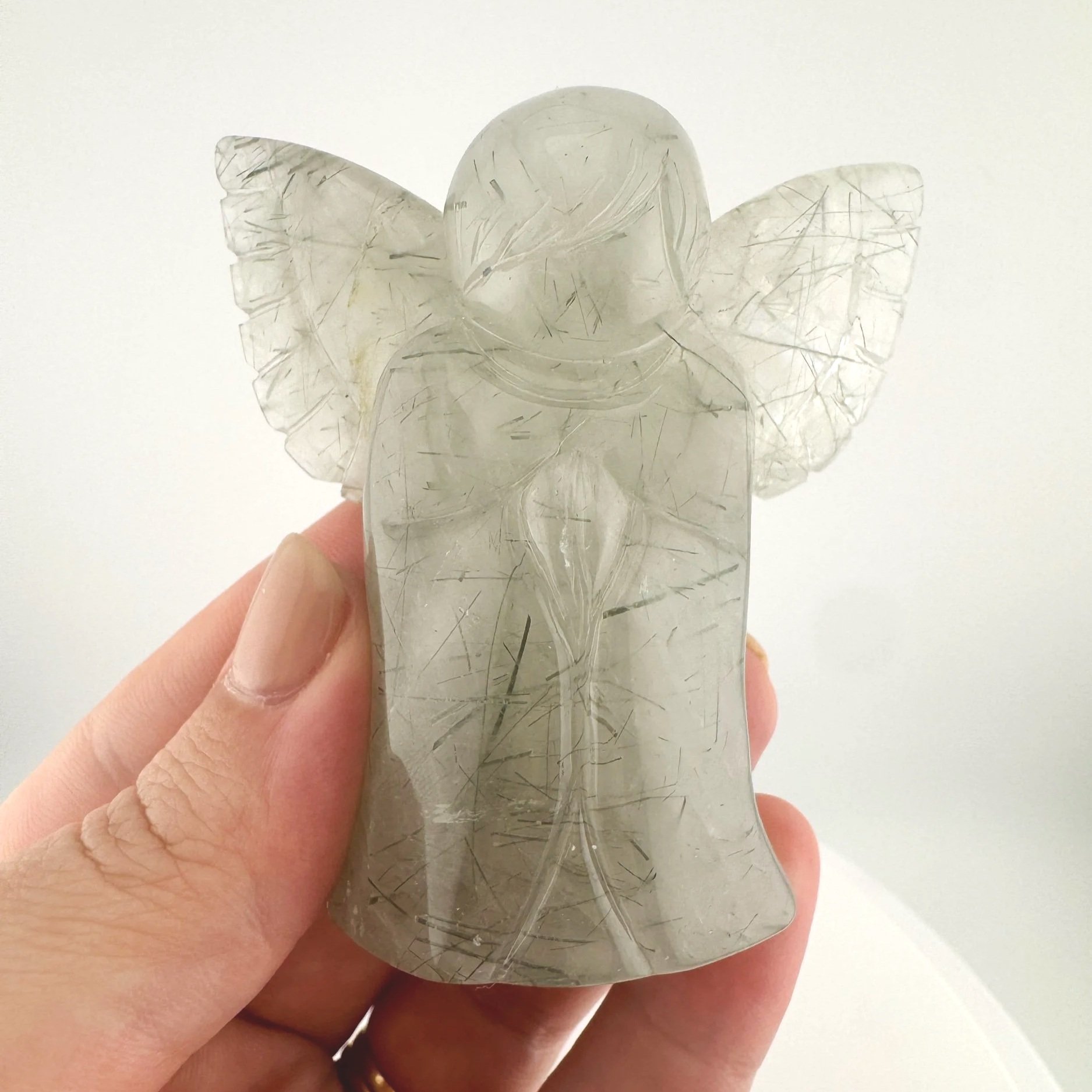 Leandro de Souza Epidote in Quartz Angel