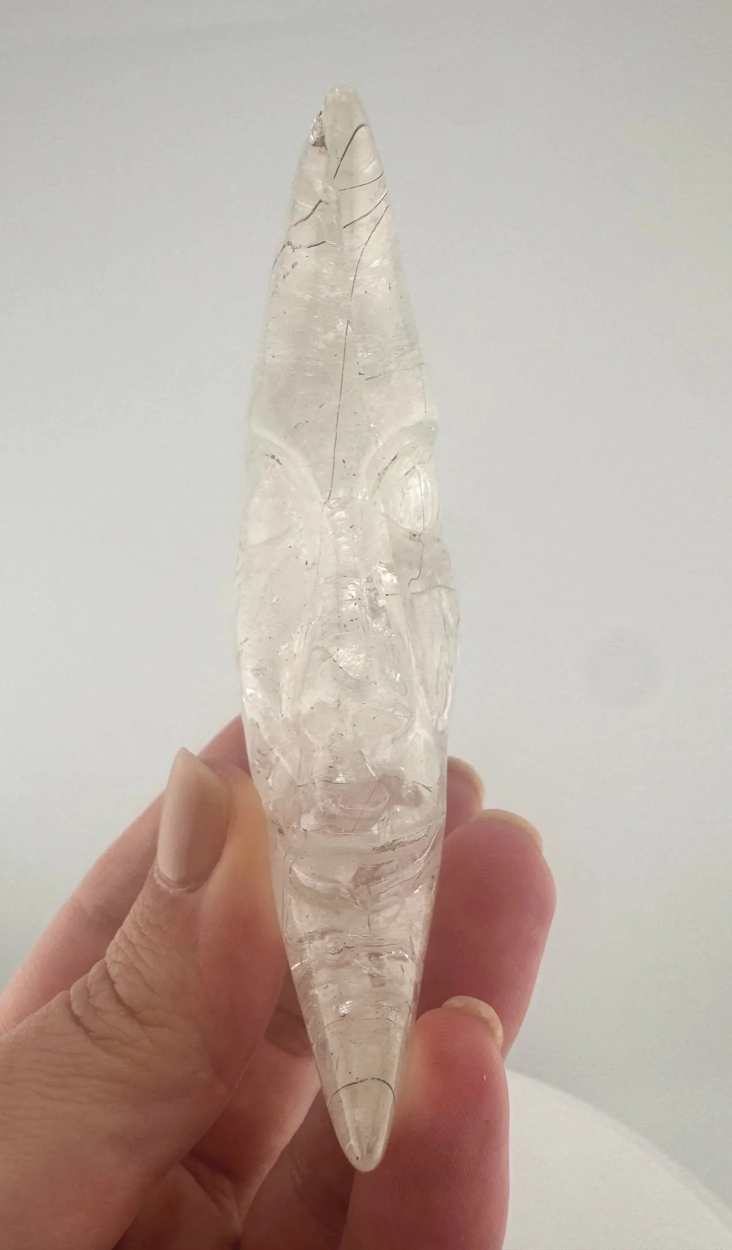 Leandro de Souza Red Rutile in Quartz Moon