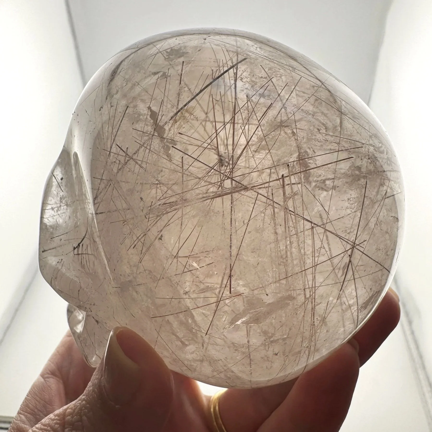 Leandro de Souza Red Rutile in Smoky Quartz Magical Child