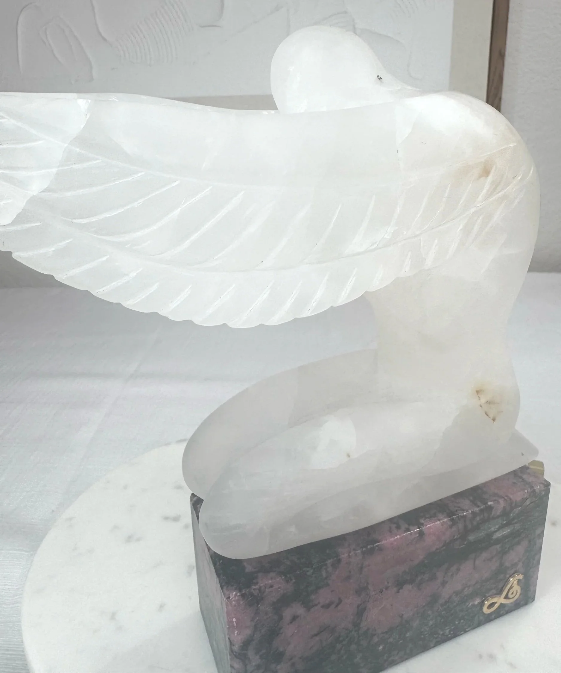 Leandro de Souza Praying Angel Sculpture