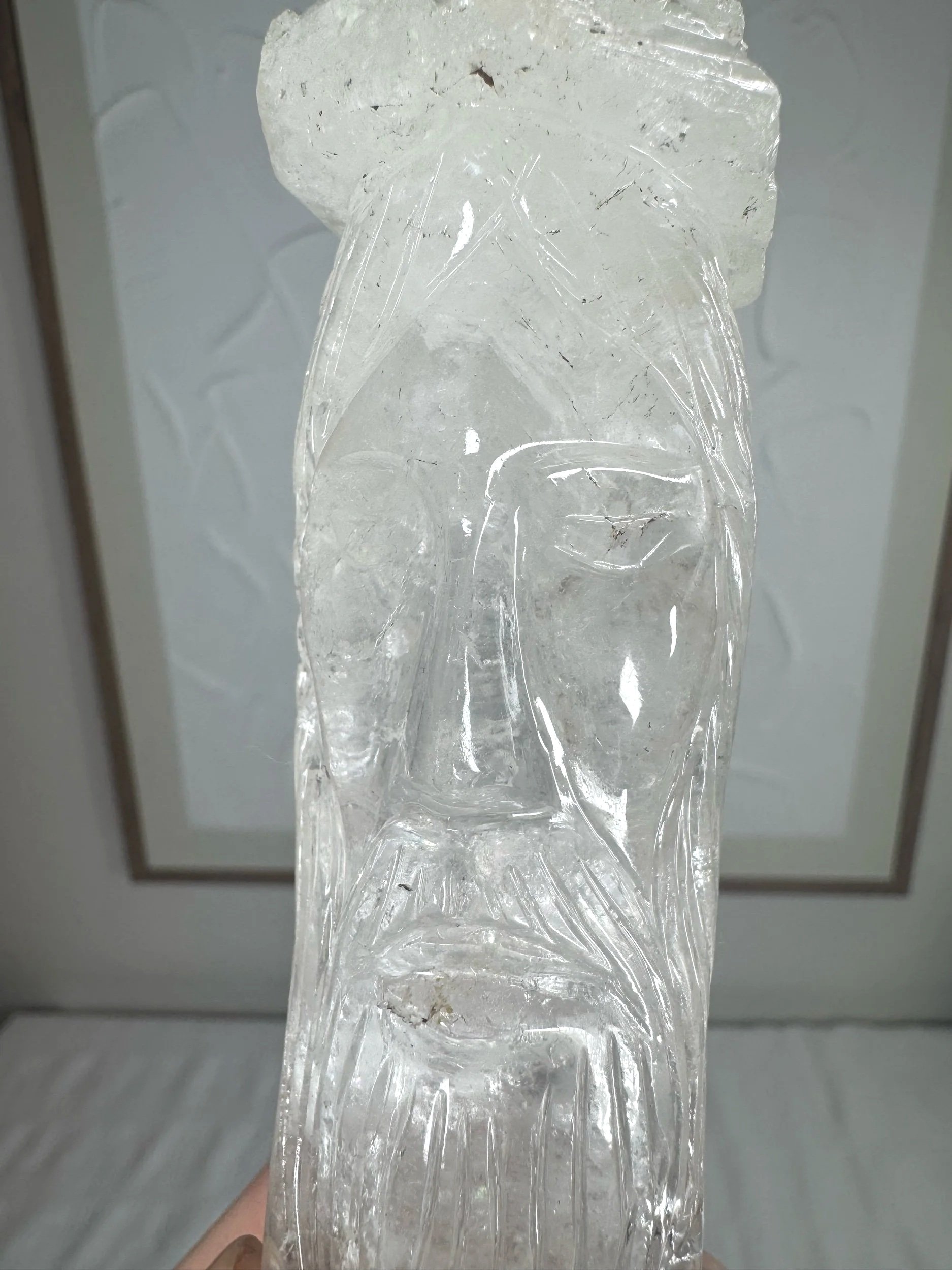 Leandro de Souza Cathedral Quartz Jesus Wand