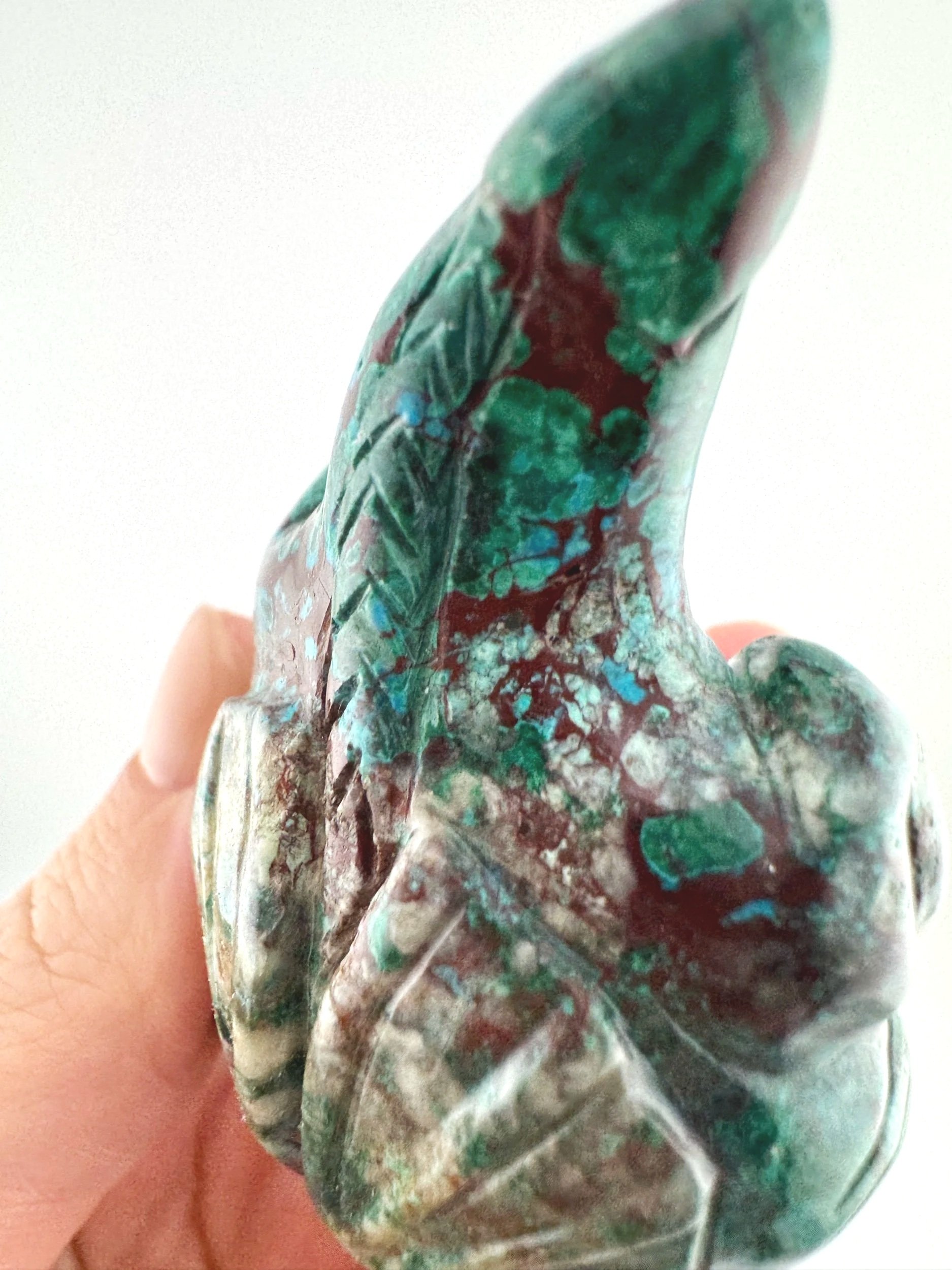 Leandro de Souza Malachite Chrysocolla Dodo Dragon