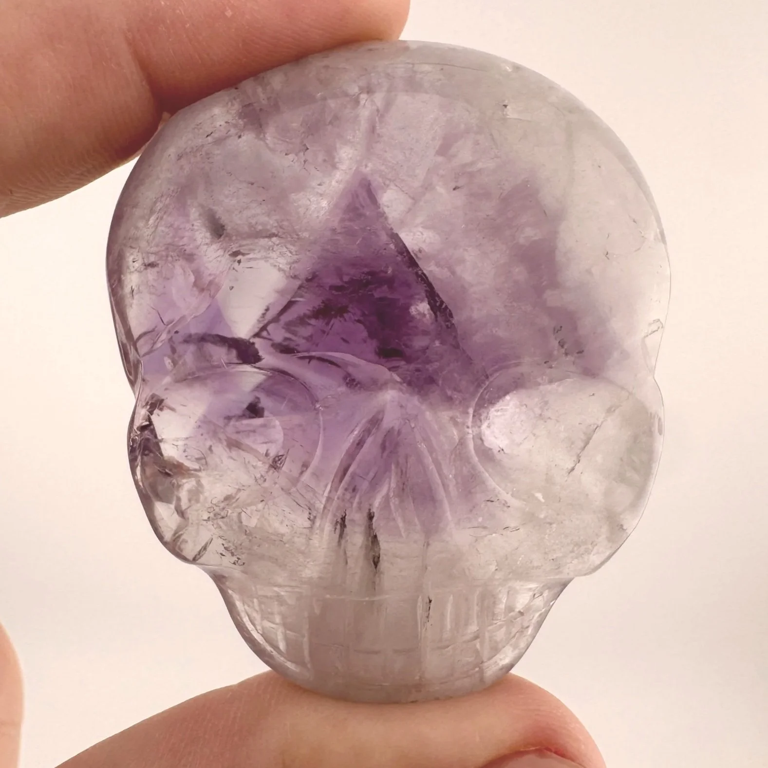 Leandro de Souza Phantom Amethyst Magical Child Palm Skull
