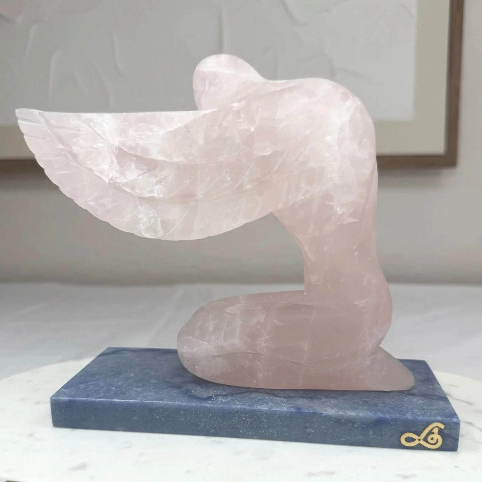 Leandro de Souza Praying Angel Sculpture