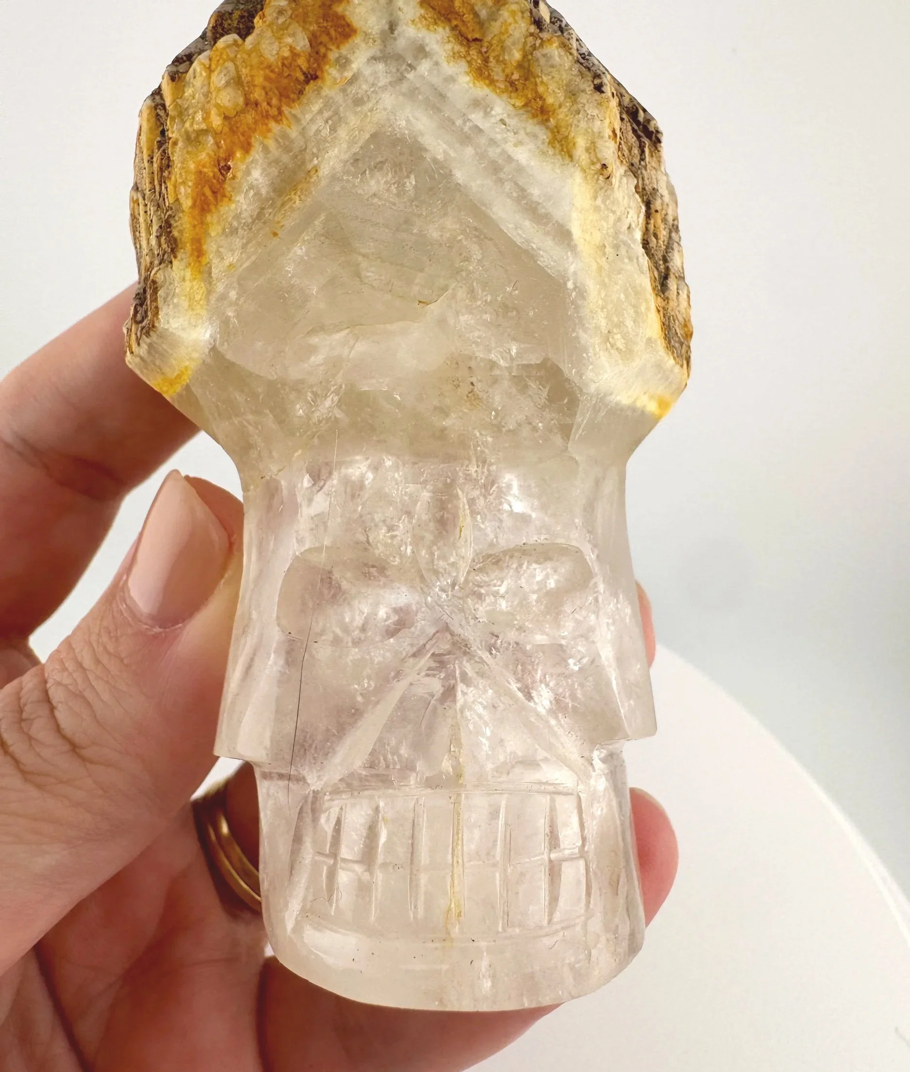 Igor de Souza Candle Quartz Shaman Skull