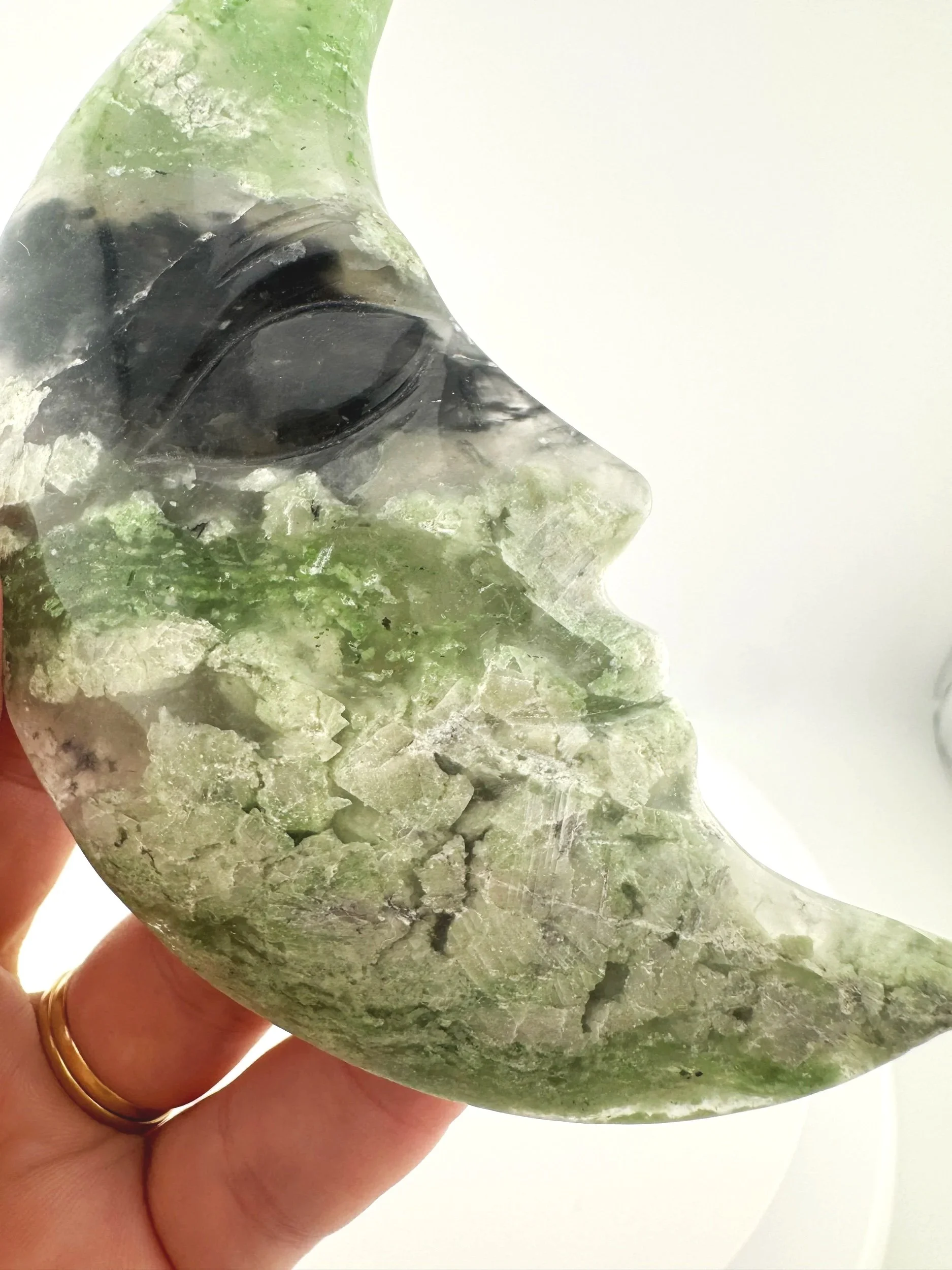 Leandro de Souza Chlorite Chalcedony Moon