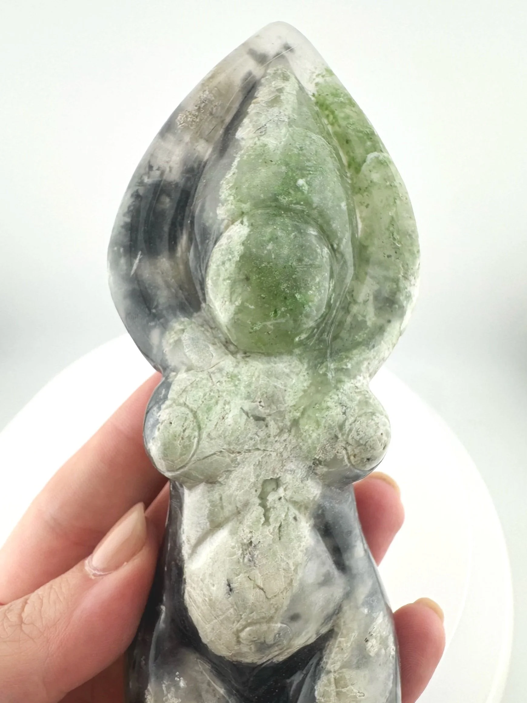 Leandro de Souza Chlorite Chalcedony Gaia Goddess