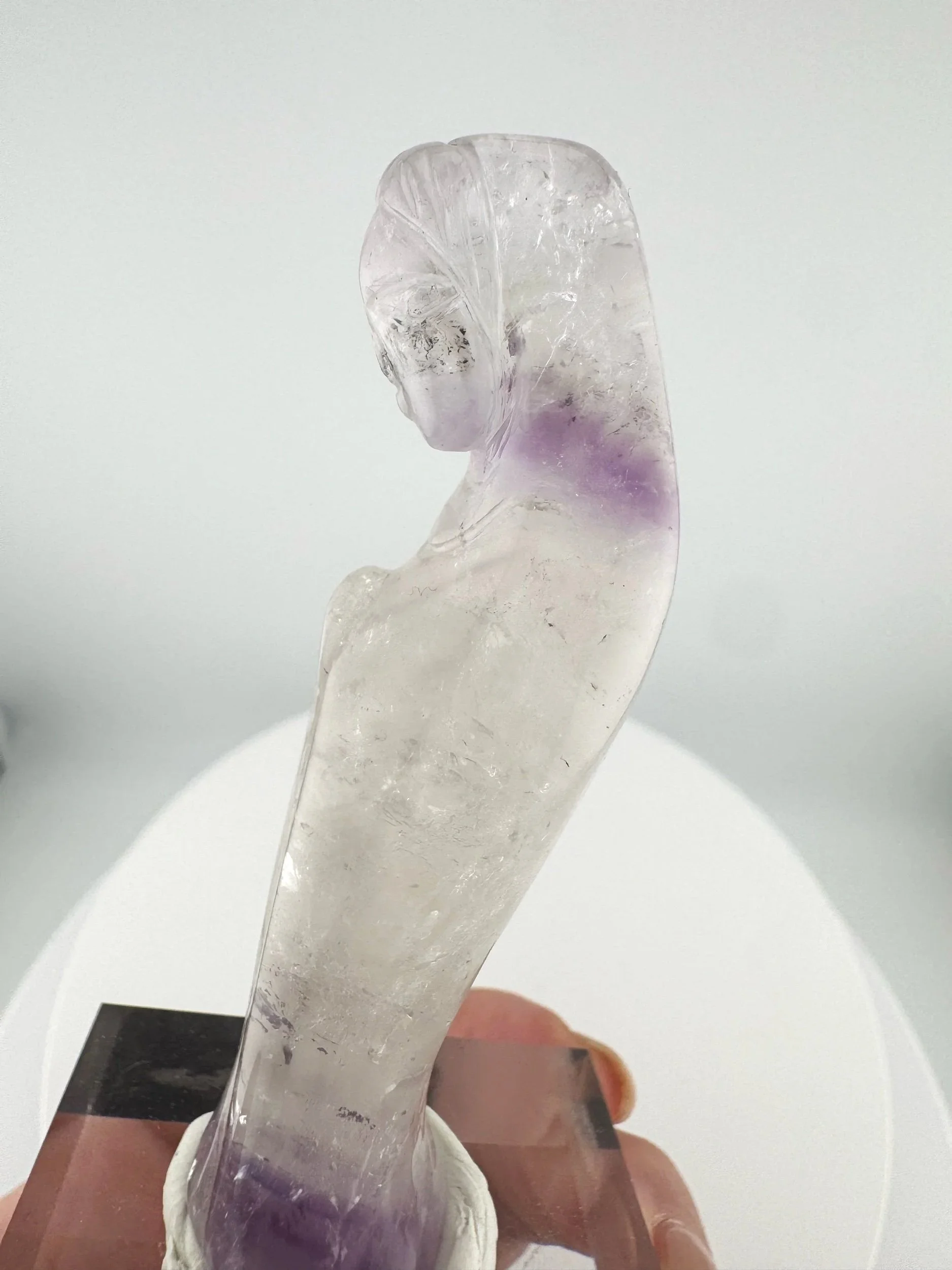Leandro de Souza Phantom Amethyst Mother Mary Statuette