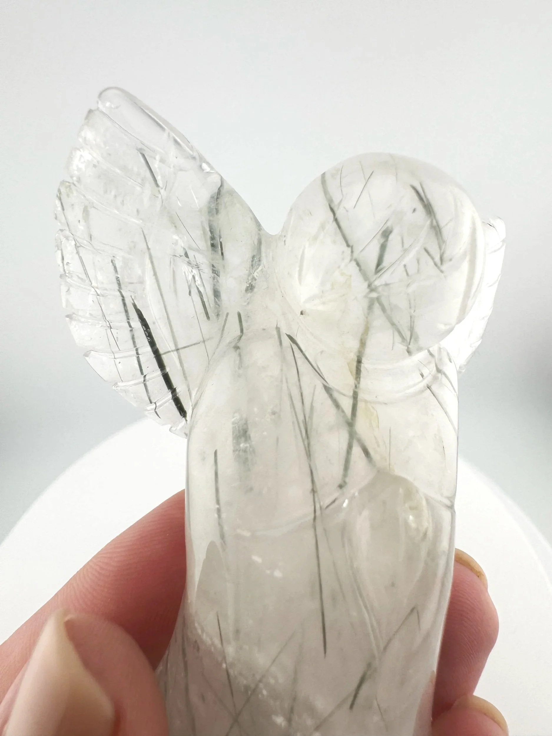 Leandro de Souza Epidote in Quartz Angel