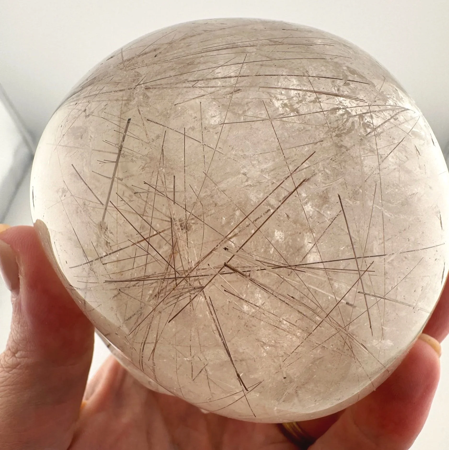 Leandro de Souza Red Rutile in Smoky Quartz Magical Child