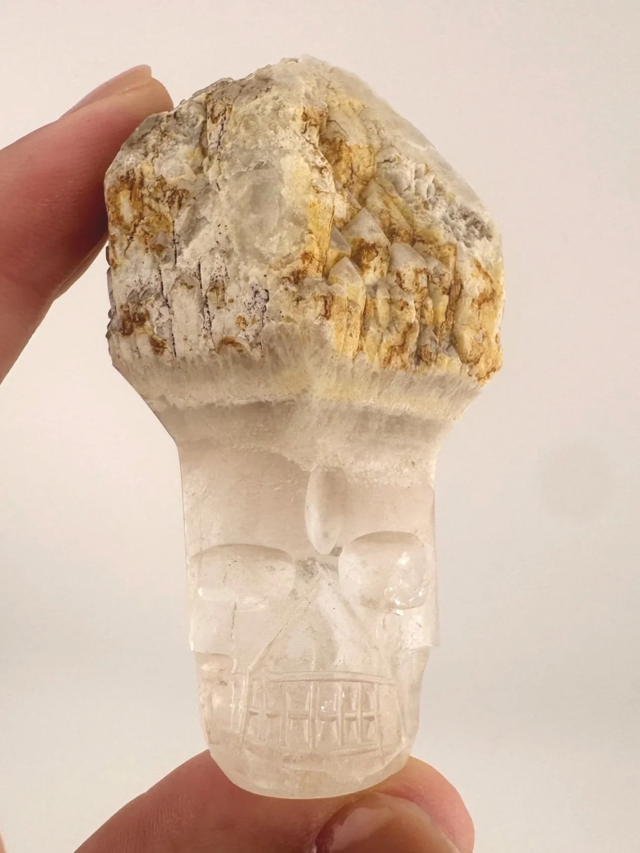 Igor de Souza Candle Quartz Shaman Skull