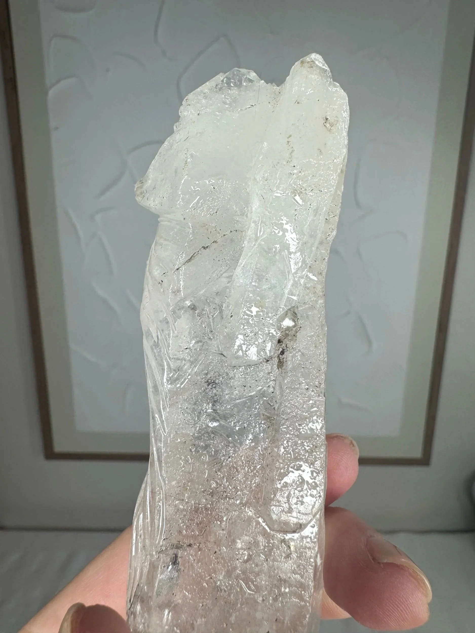 Leandro de Souza Cathedral Quartz Jesus Wand