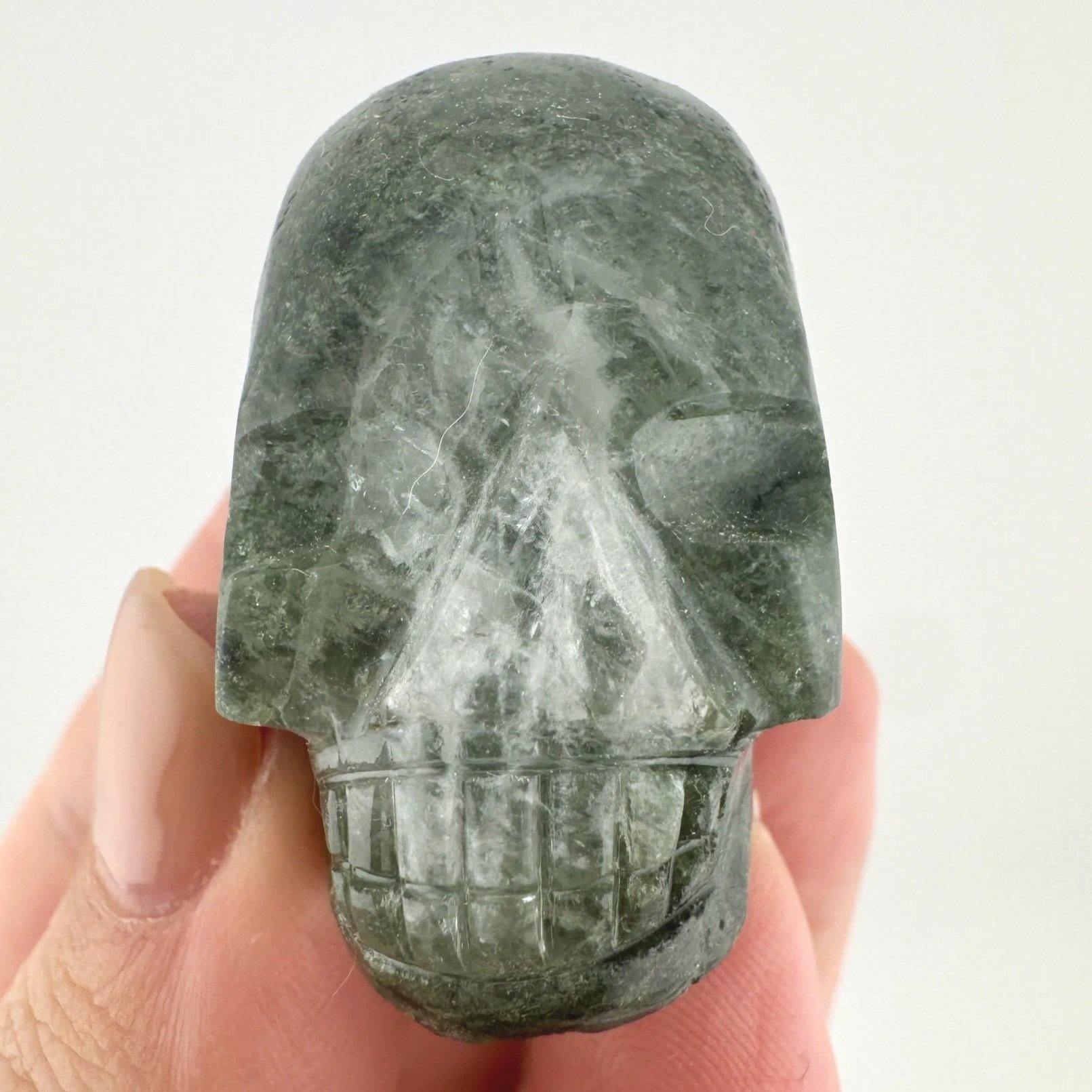 Igor de Souza Green Epidote Skull