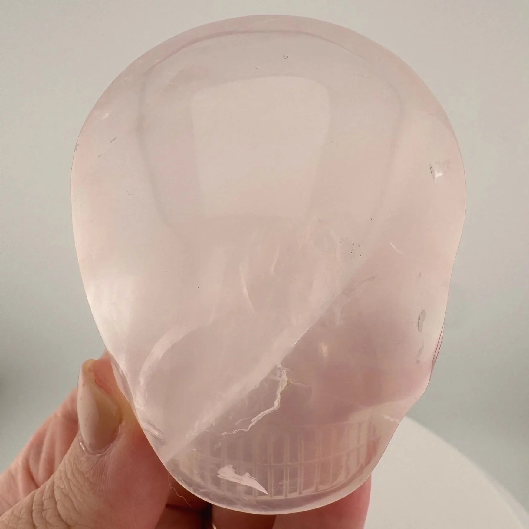 Leandro de Souza Rose Quartz Magical Child Palm Skull