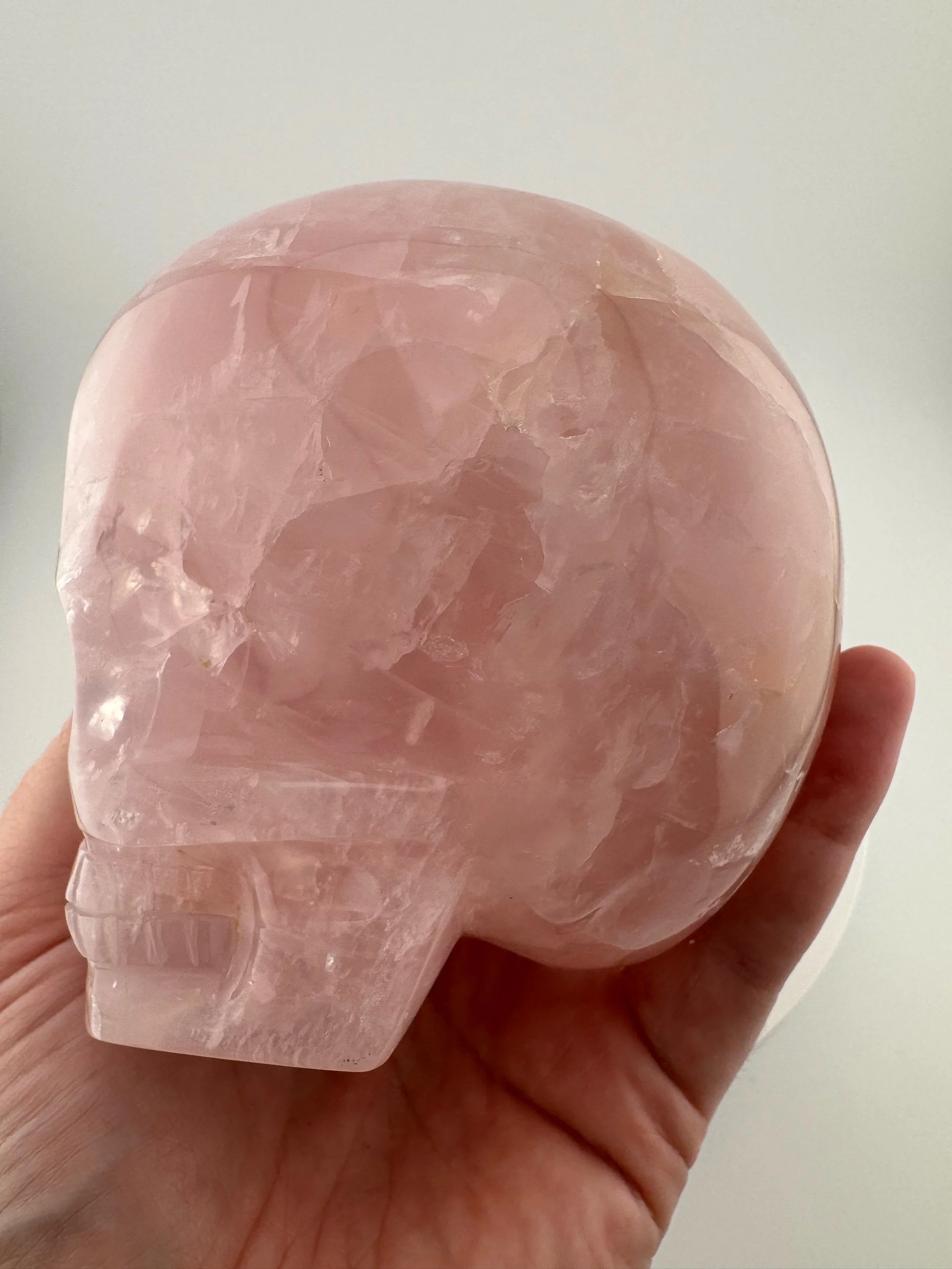 Leandro de Souza Rose Quartz Magical Child Skull