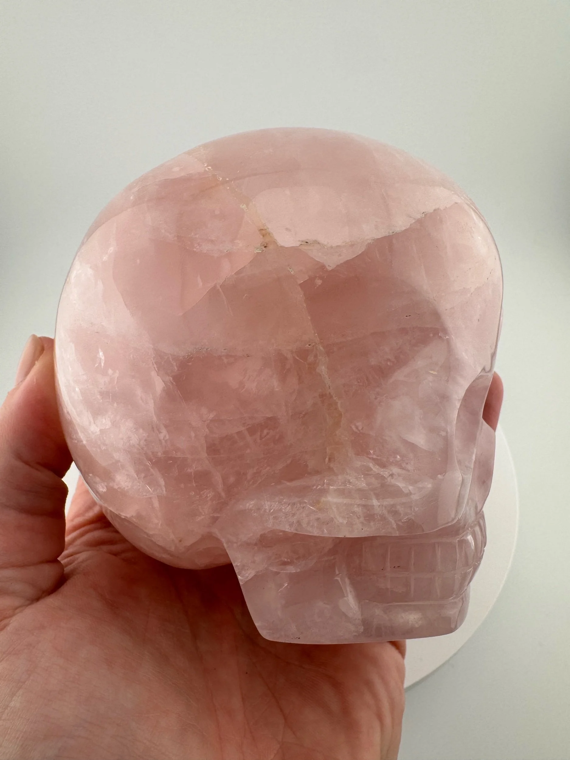 Leandro de Souza Rose Quartz Magical Child Skull