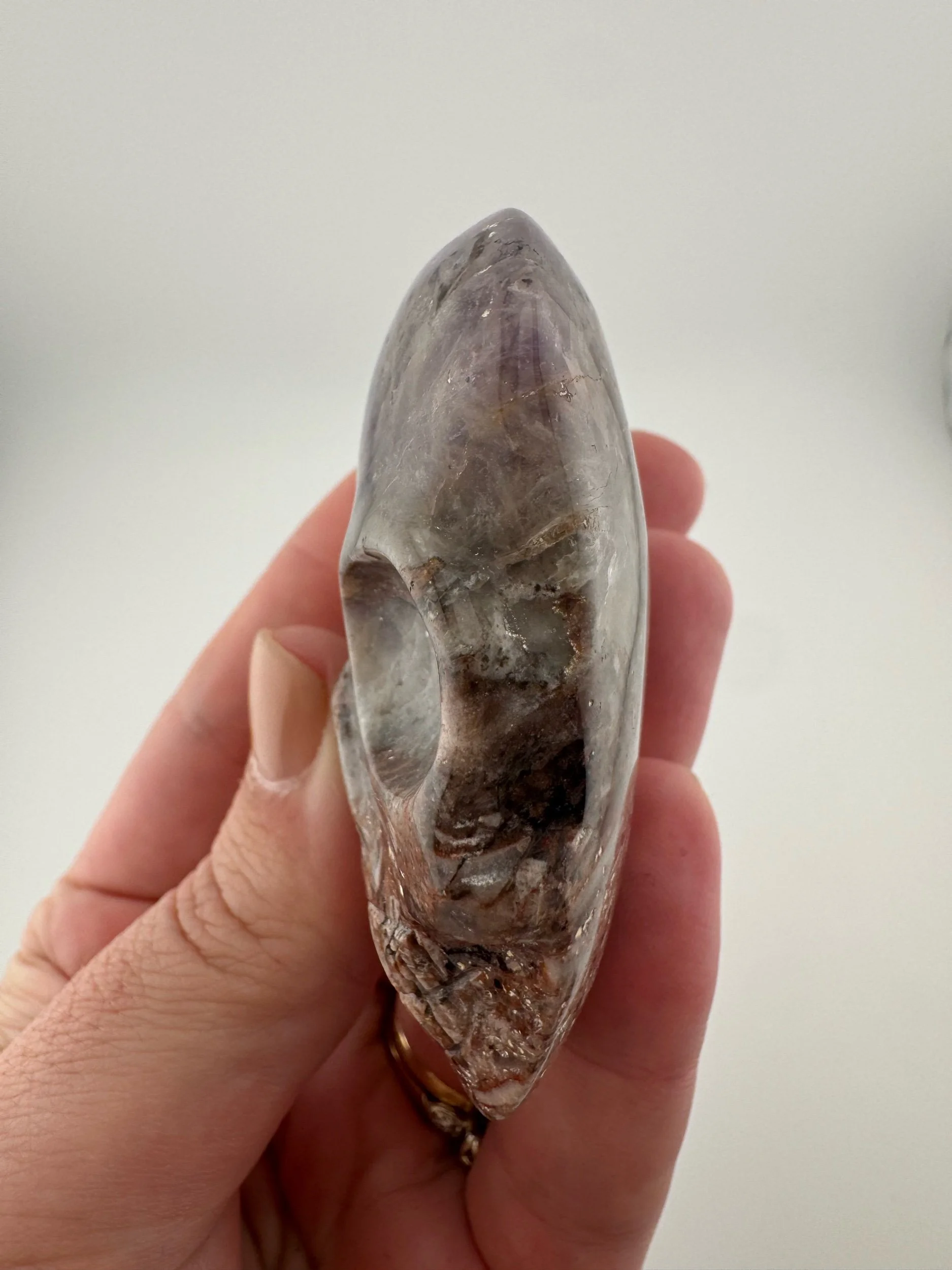 Leandro de Souza Fascia Jasper Magical Child Palm Skull