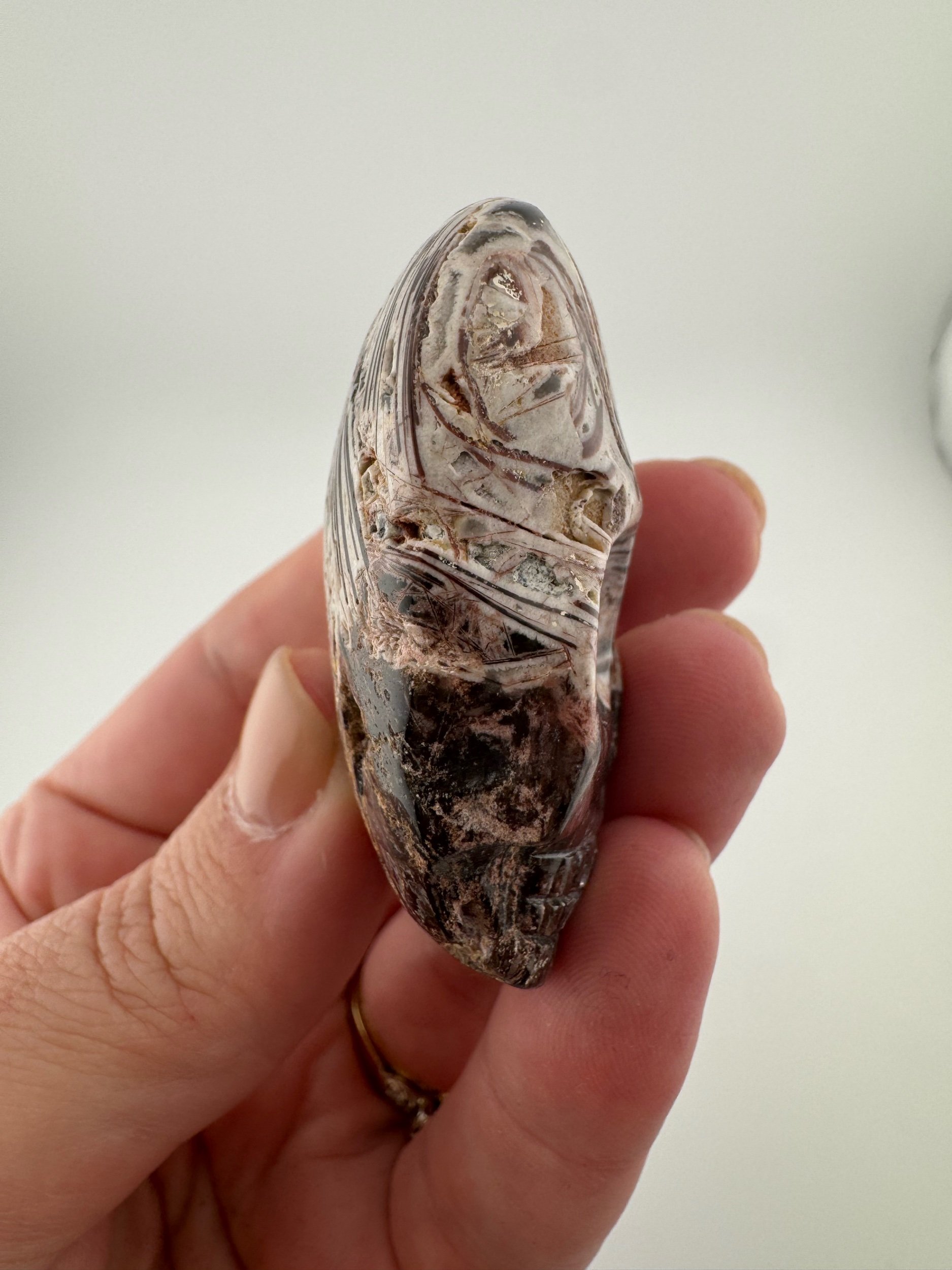 Leandro de Souza Fascia Jasper Magical Child Palm Skull