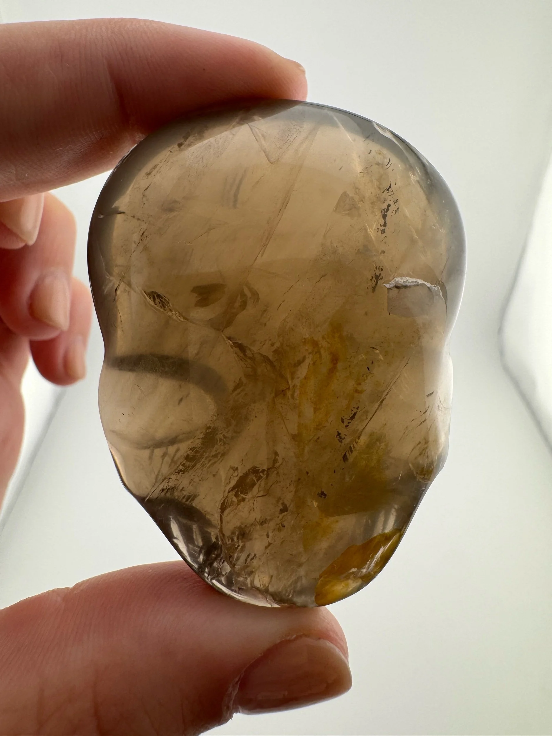 Leandro de Souza Smoky Hematoid Magical Child Palm Skull