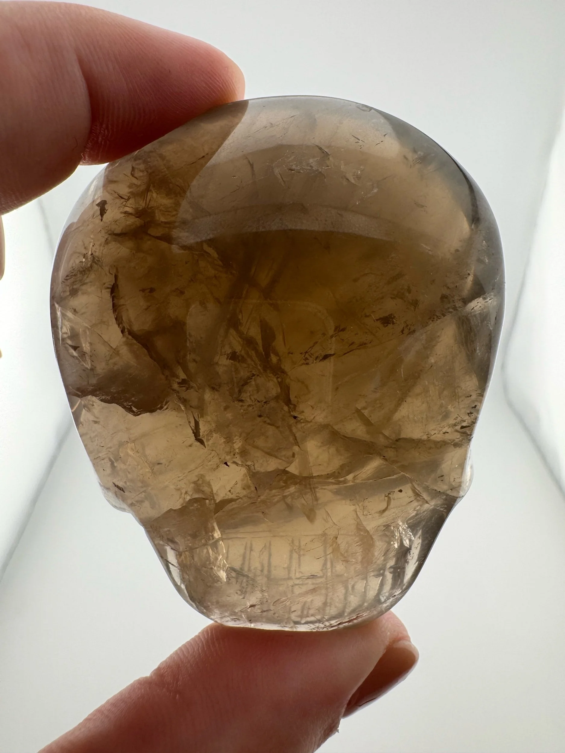 Leandro de Souza Smoky Hematoid Magical Child Palm Skull
