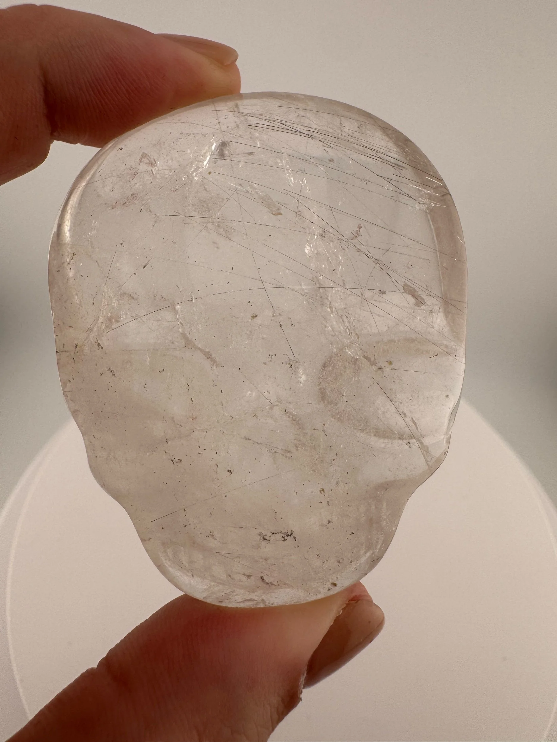 Leandro de Souza Red Rutile Magical Child Palm Skull