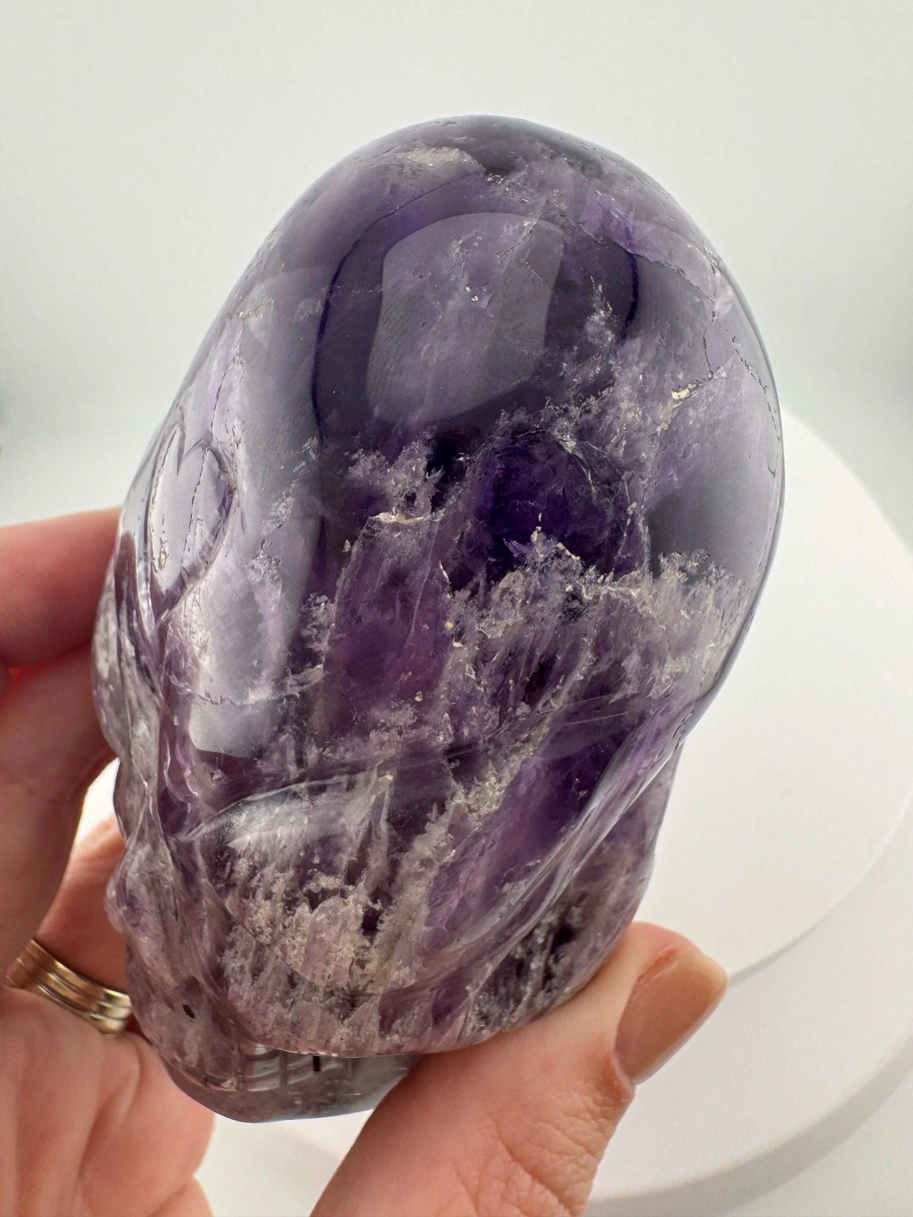 Leandro de Souza Elestial Amethyst Shaman and Star Being Twin Flame Skull