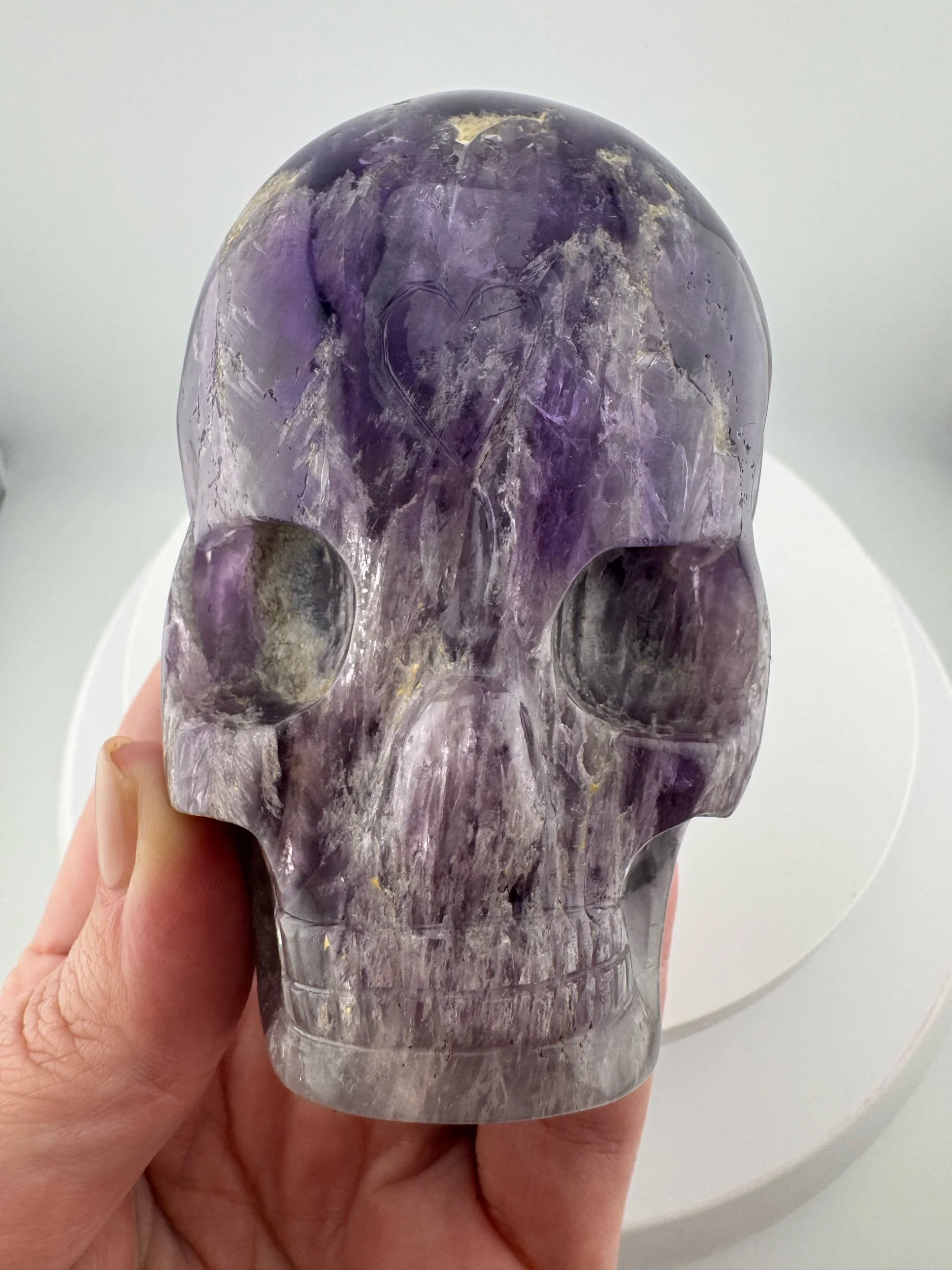 Leandro de Souza Elestial Amethyst Shaman and Star Being Twin Flame Skull