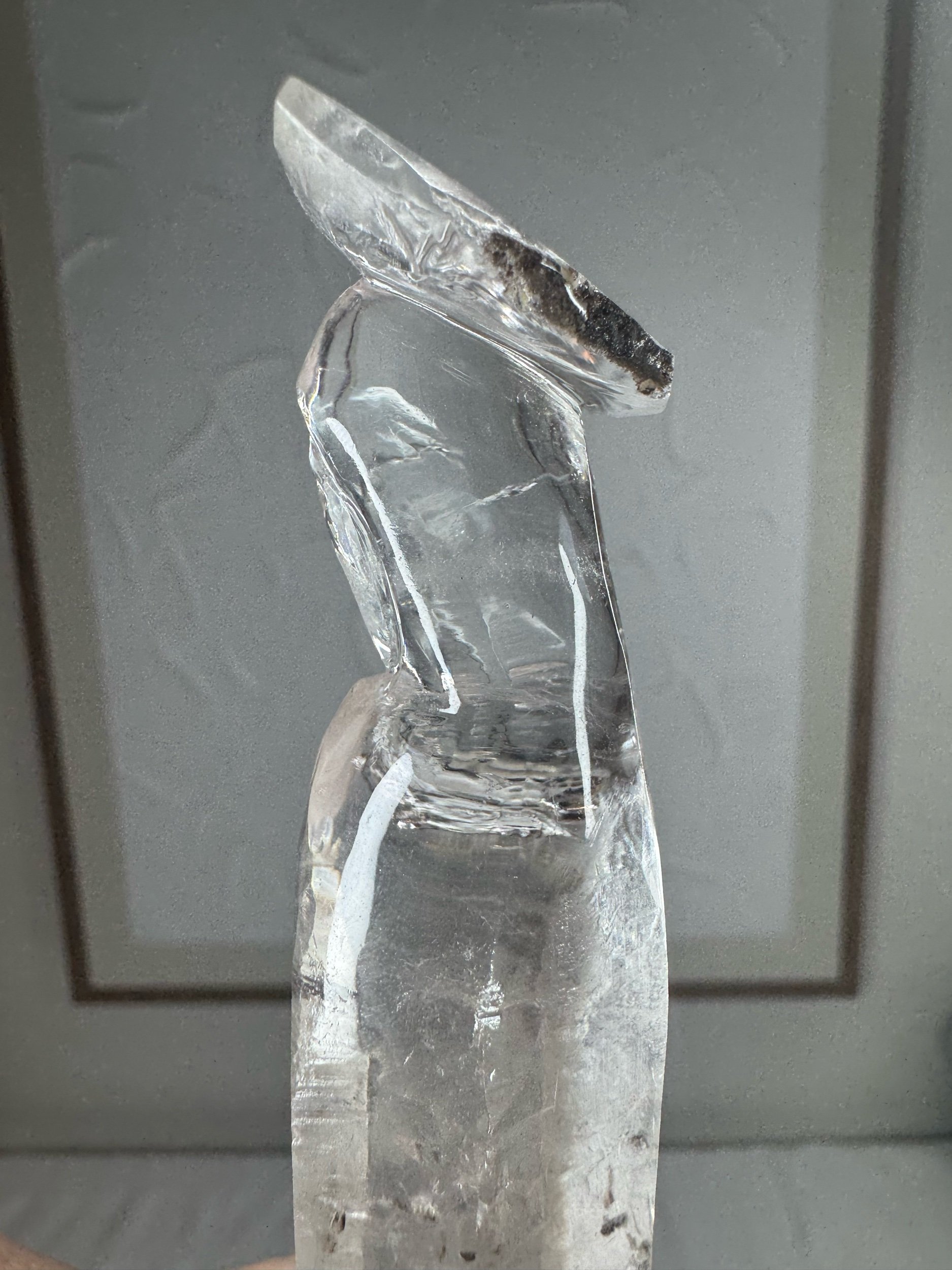 Leandro de Souza Cathedral Quartz Mother Mary Wand