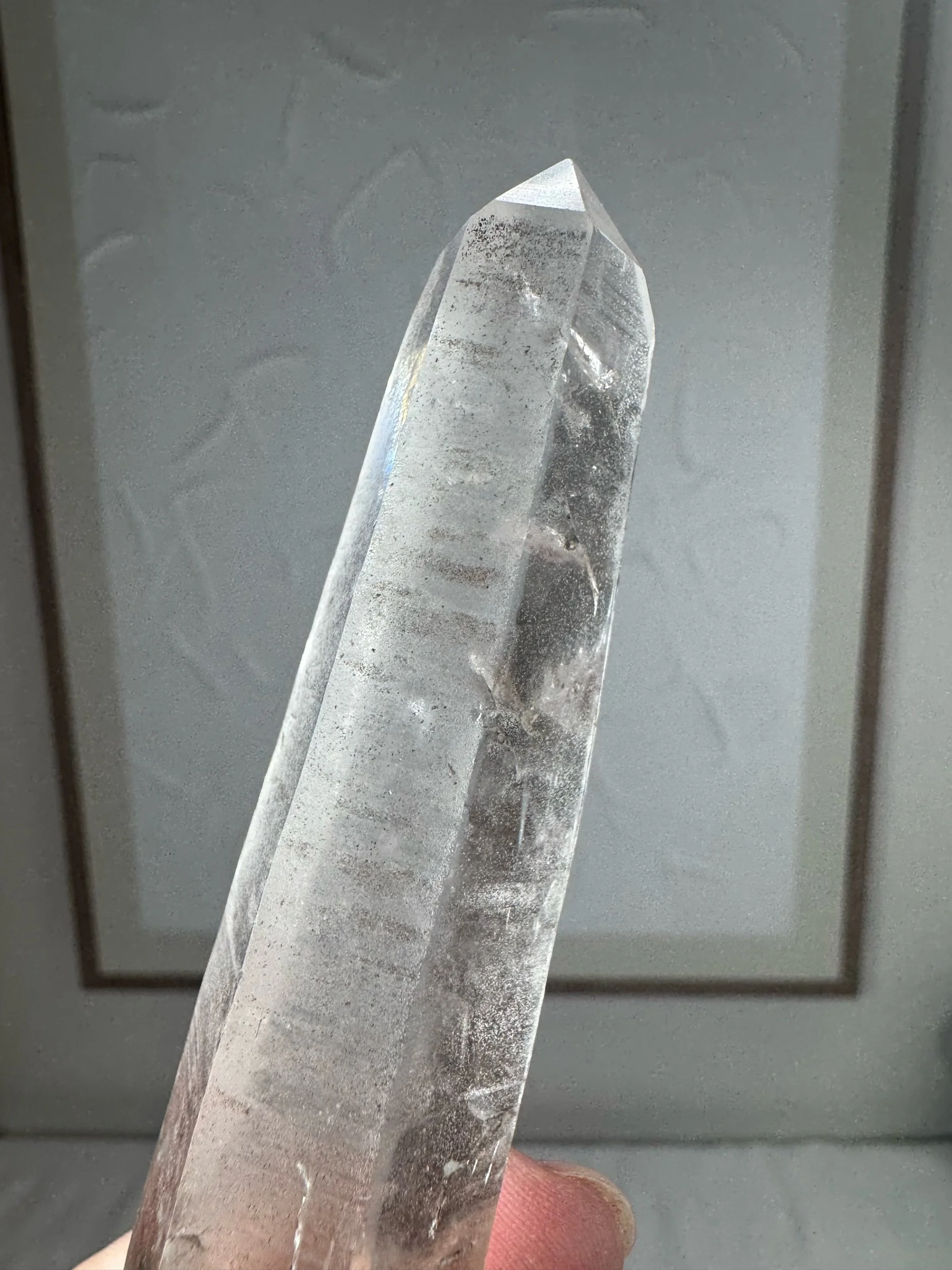 Leandro de Souza Cathedral Quartz Mother Mary Wand