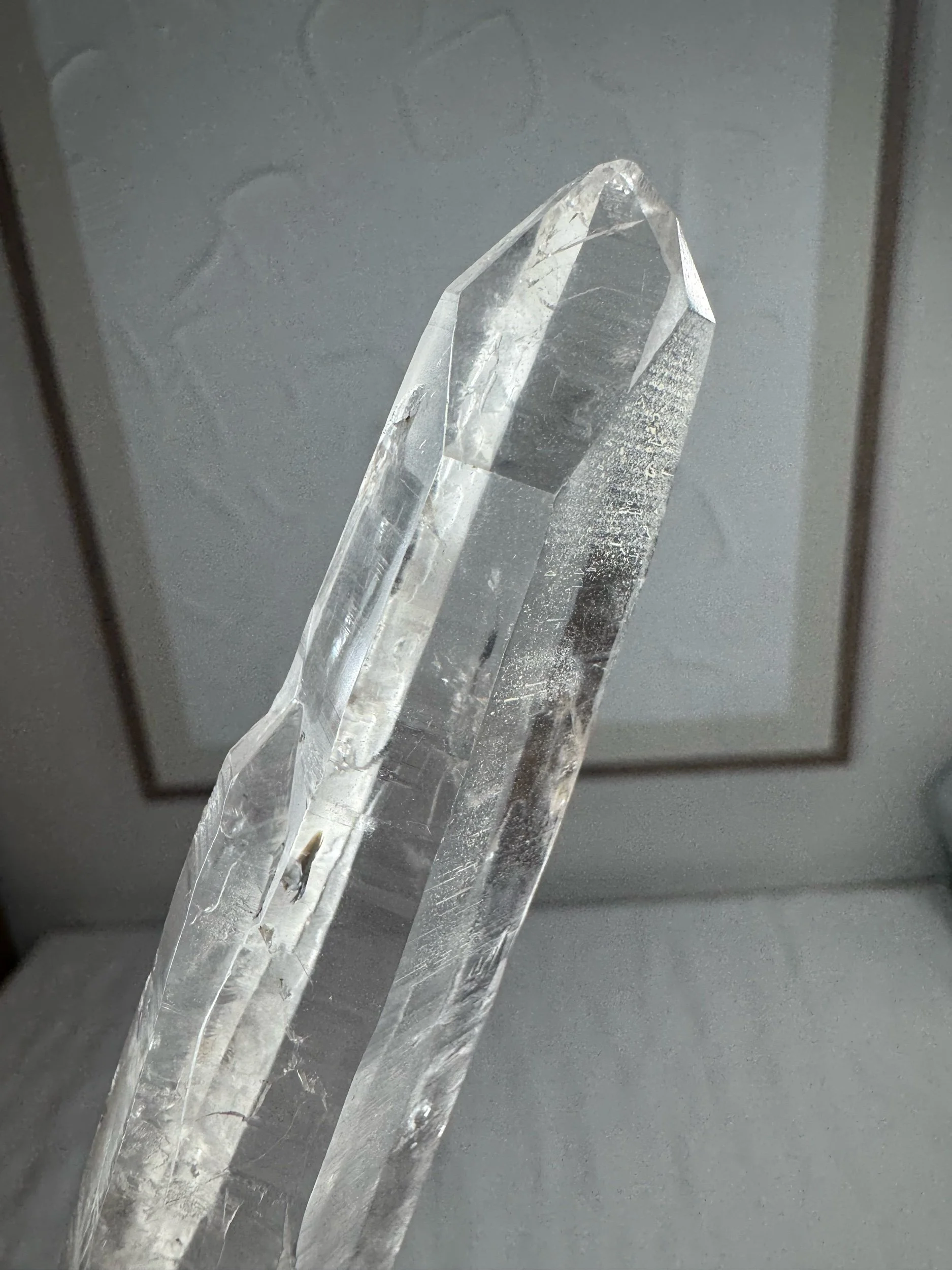 Leandro de Souza Cathedral Quartz Mother Mary Wand