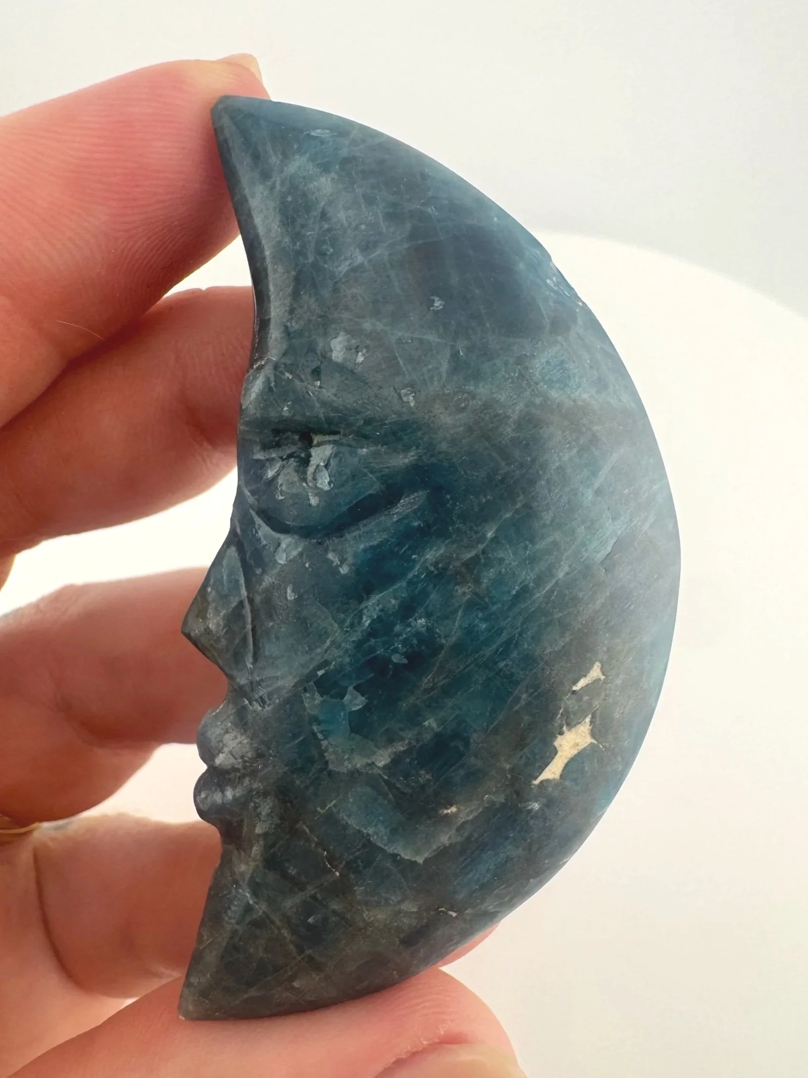 Leandro de Souza Blue Apatite Moon