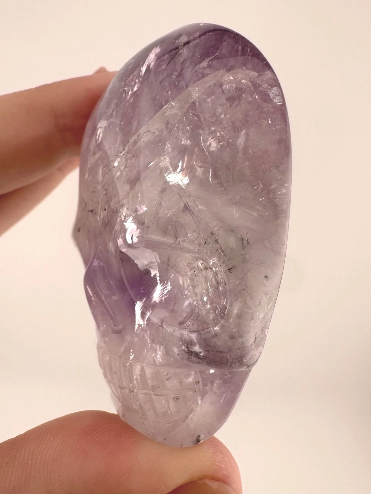 Leandro de Souza Phantom Amethyst Magical Child Palm Skull