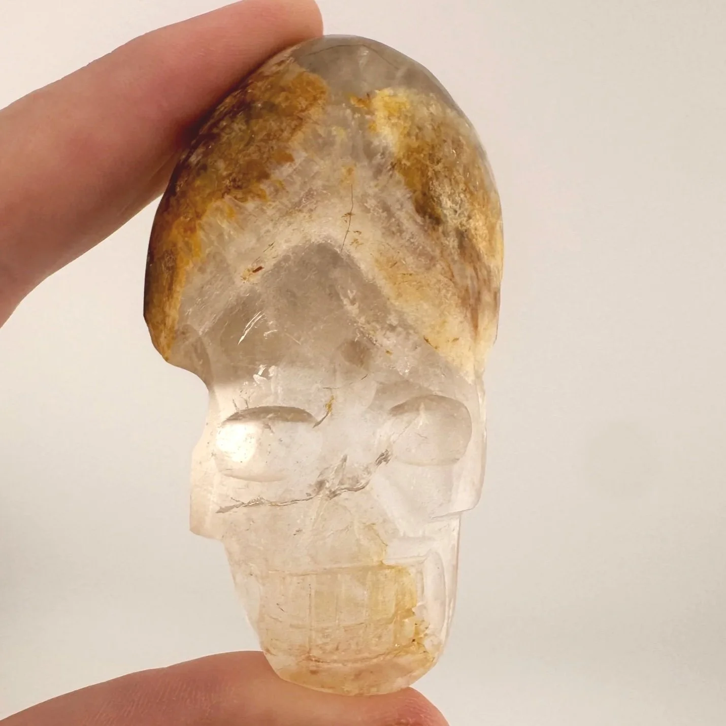 Igor de Souza Candle Quartz Shaman Skull
