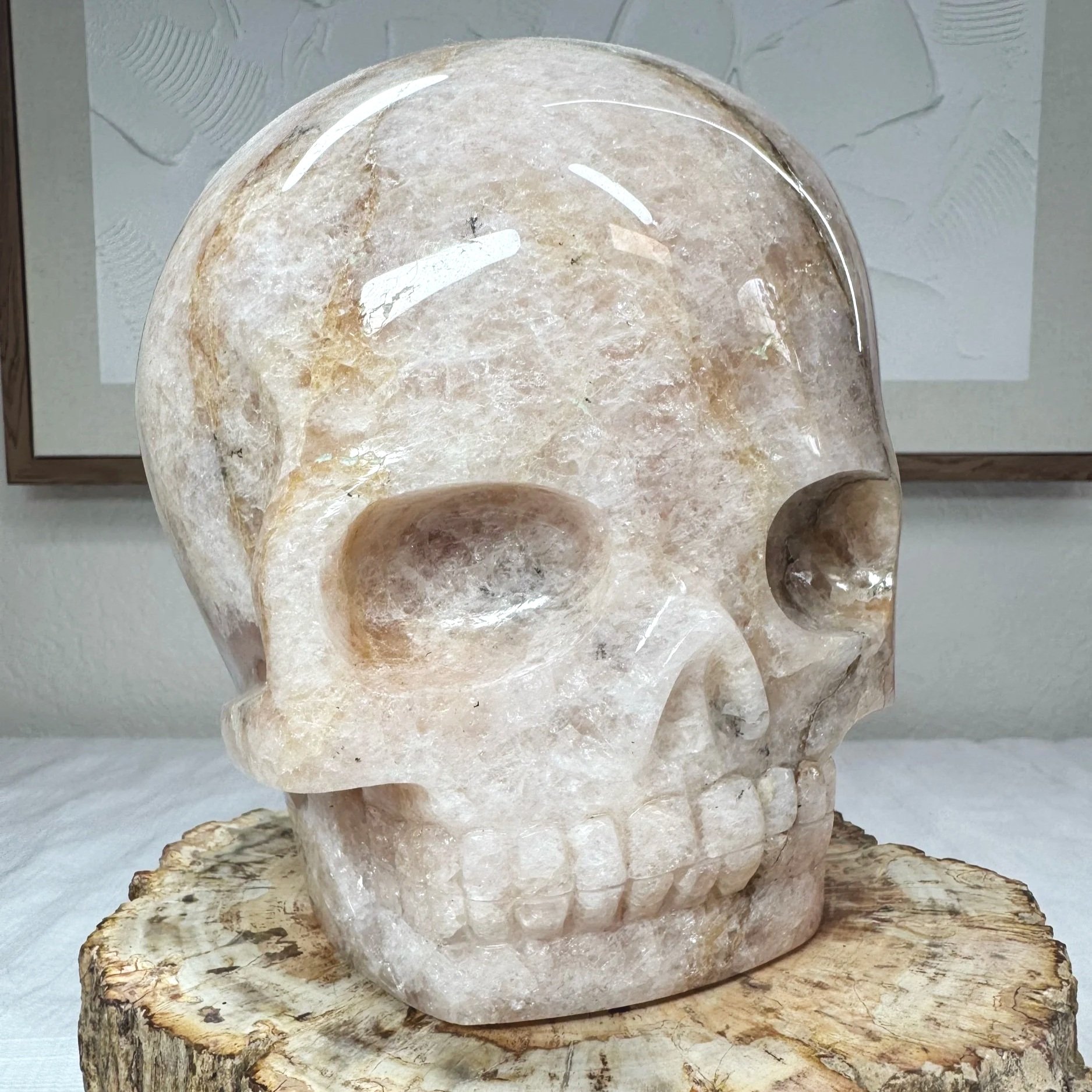 Leandro de Souza Morganite Magical Child Skull