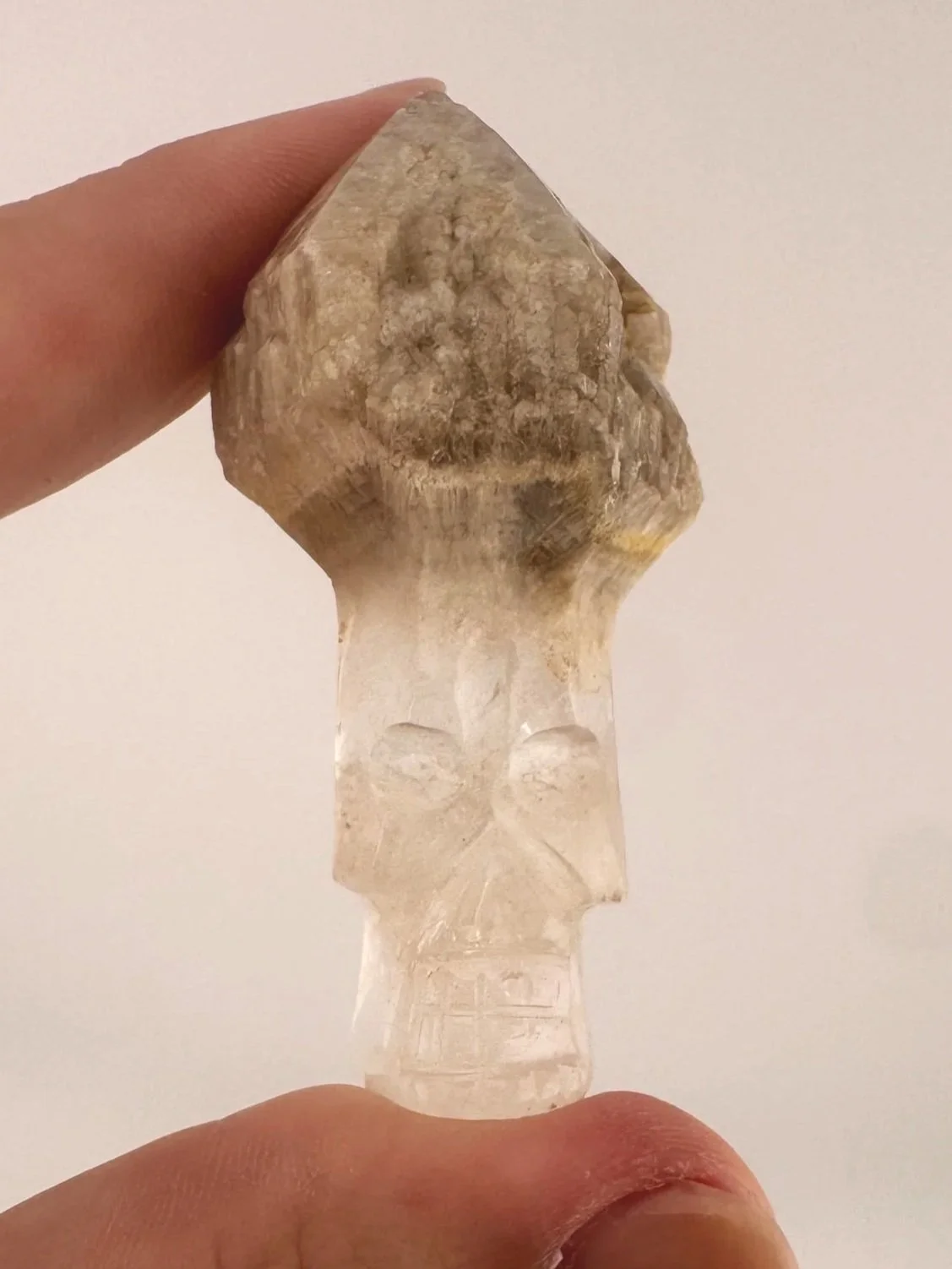 Igor de Souza Candle Quartz Shaman Skull