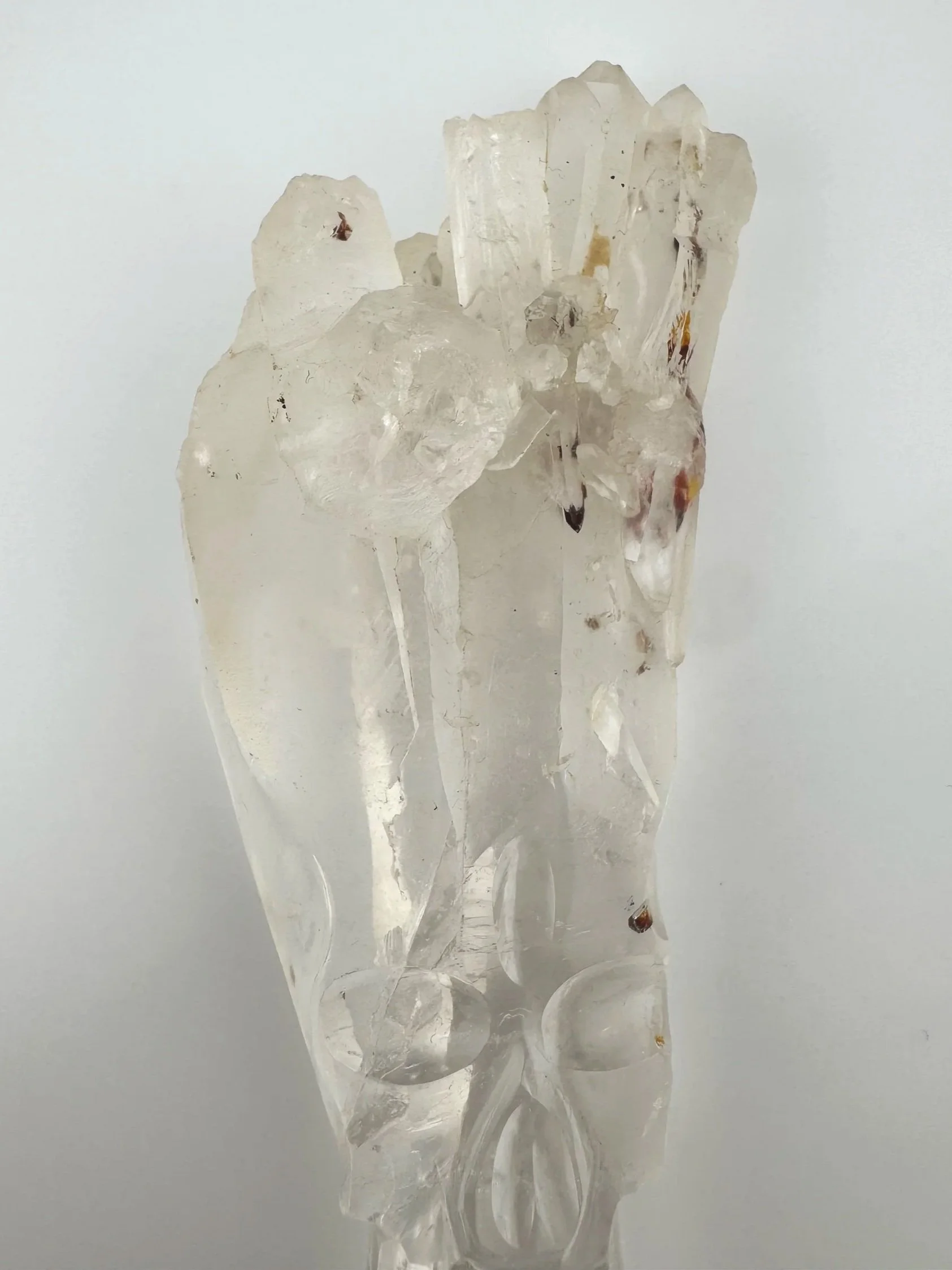 Leandro de Souza Cathedral Quartz Shaman Skull Wand