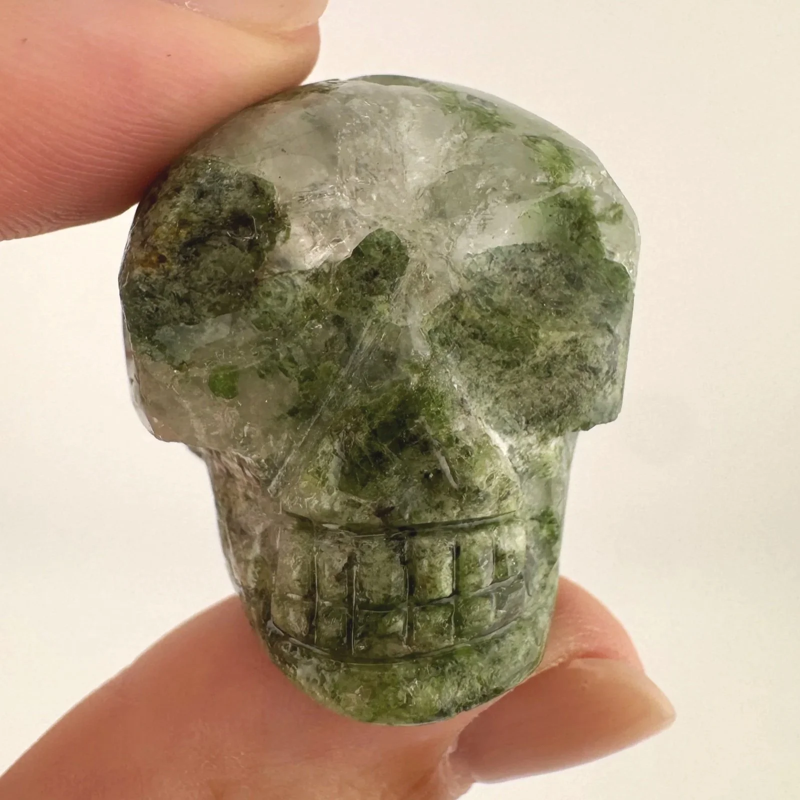Igor de Souza Green Epidote Skull