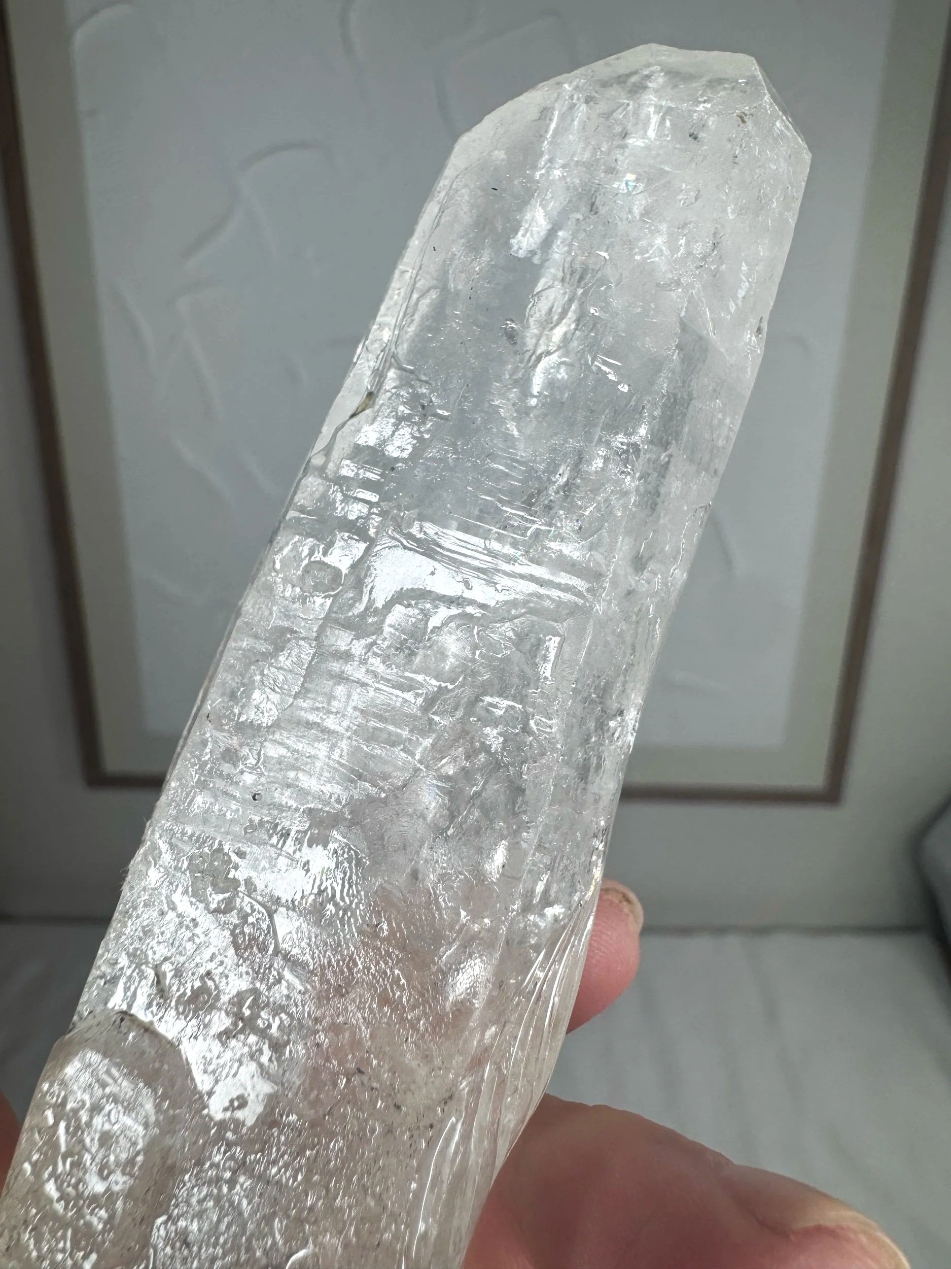 Leandro de Souza Cathedral Quartz Jesus Wand