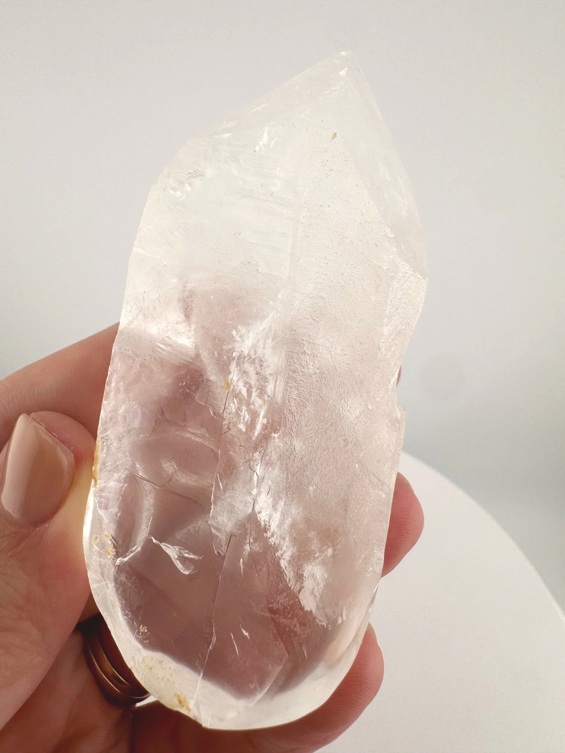 Leandro de Souza Cathedral Quartz Shaman Skull Wand