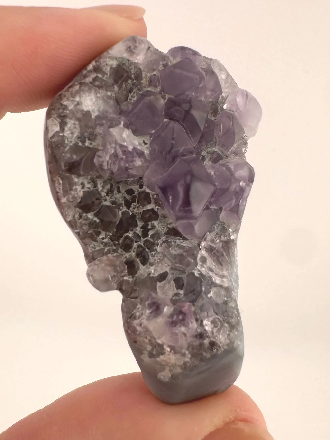 Igor de Souza Amethyst Geode Shaman Skull