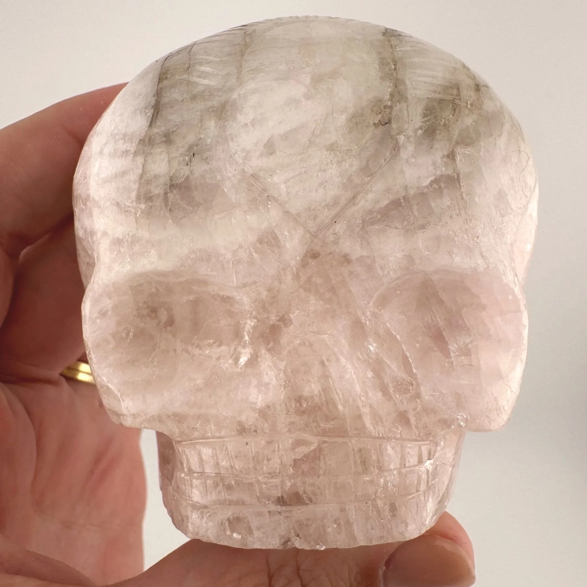 Leandro de Souza Morganite Shaman Skull