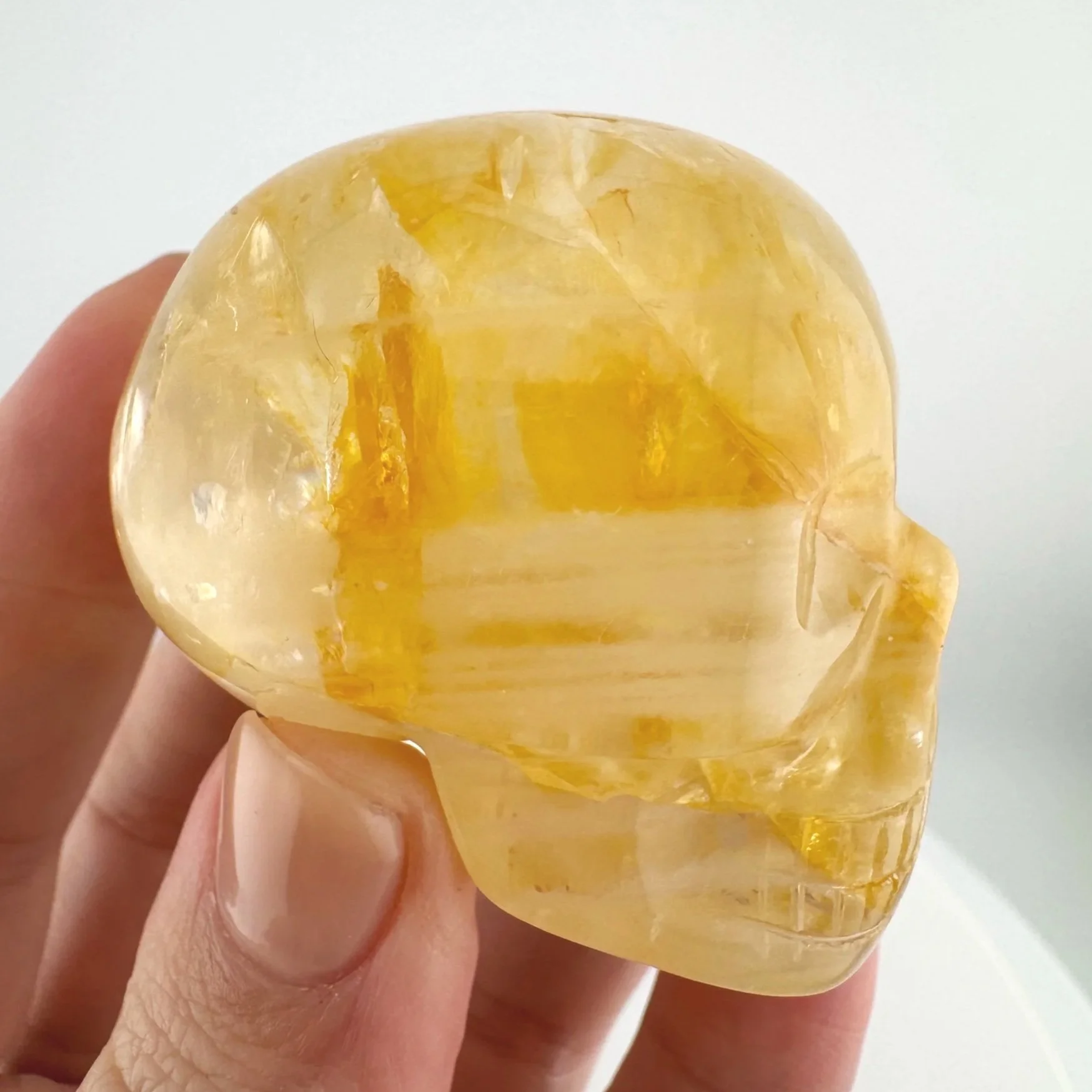 Leandro de Souza Golden Healer Quartz Skull