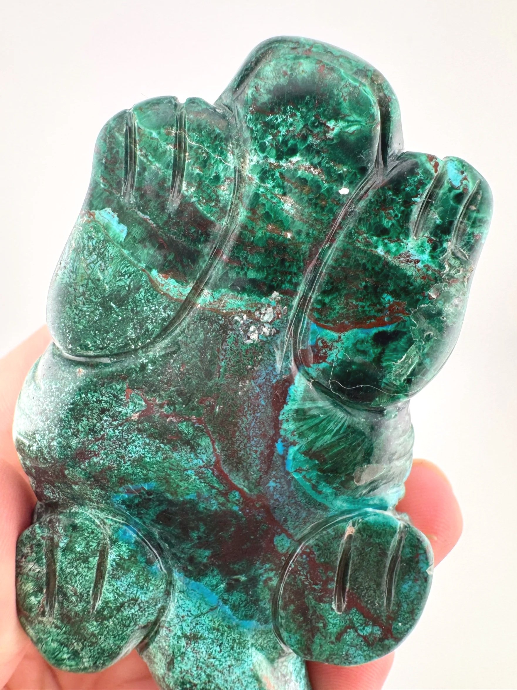 Leandro de Souza Malachite Chrysocolla Dodo Dragon