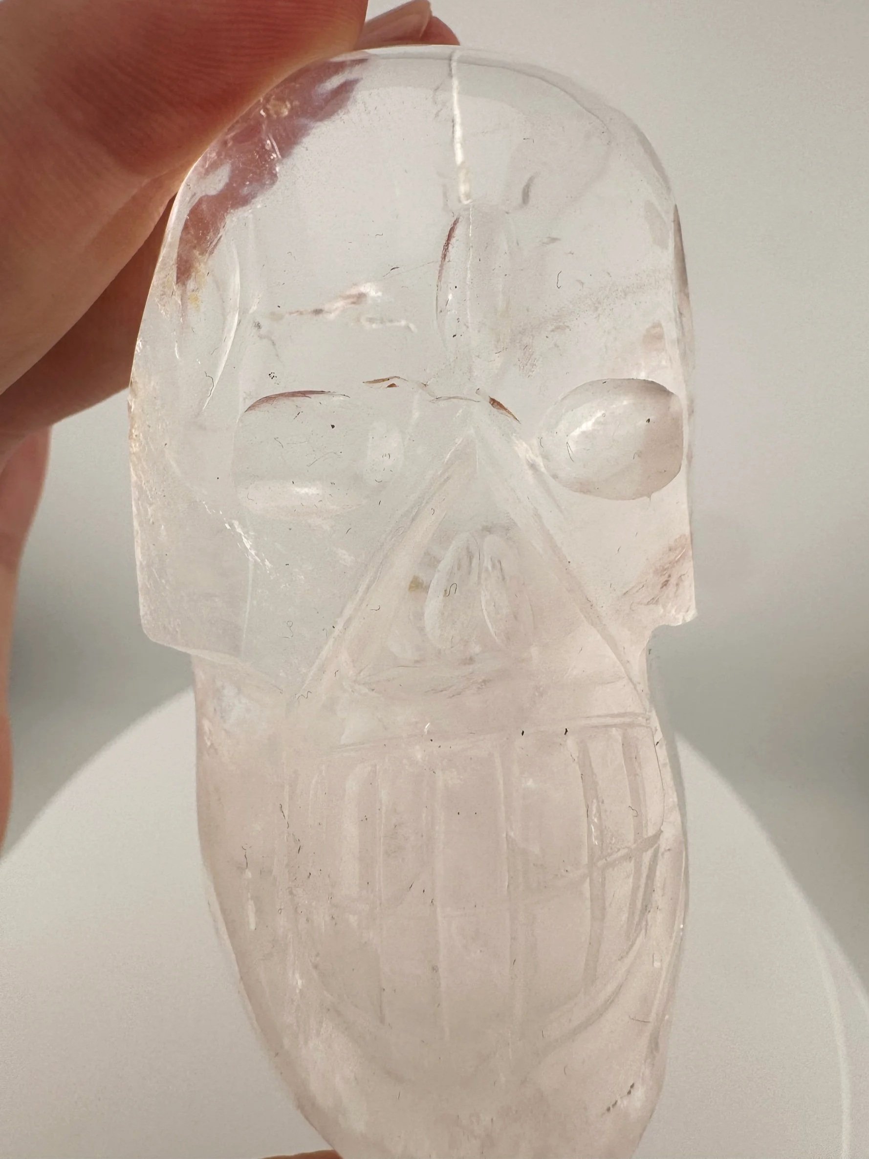 Leandro de Souza Cathedral Quartz Shaman Skull Wand