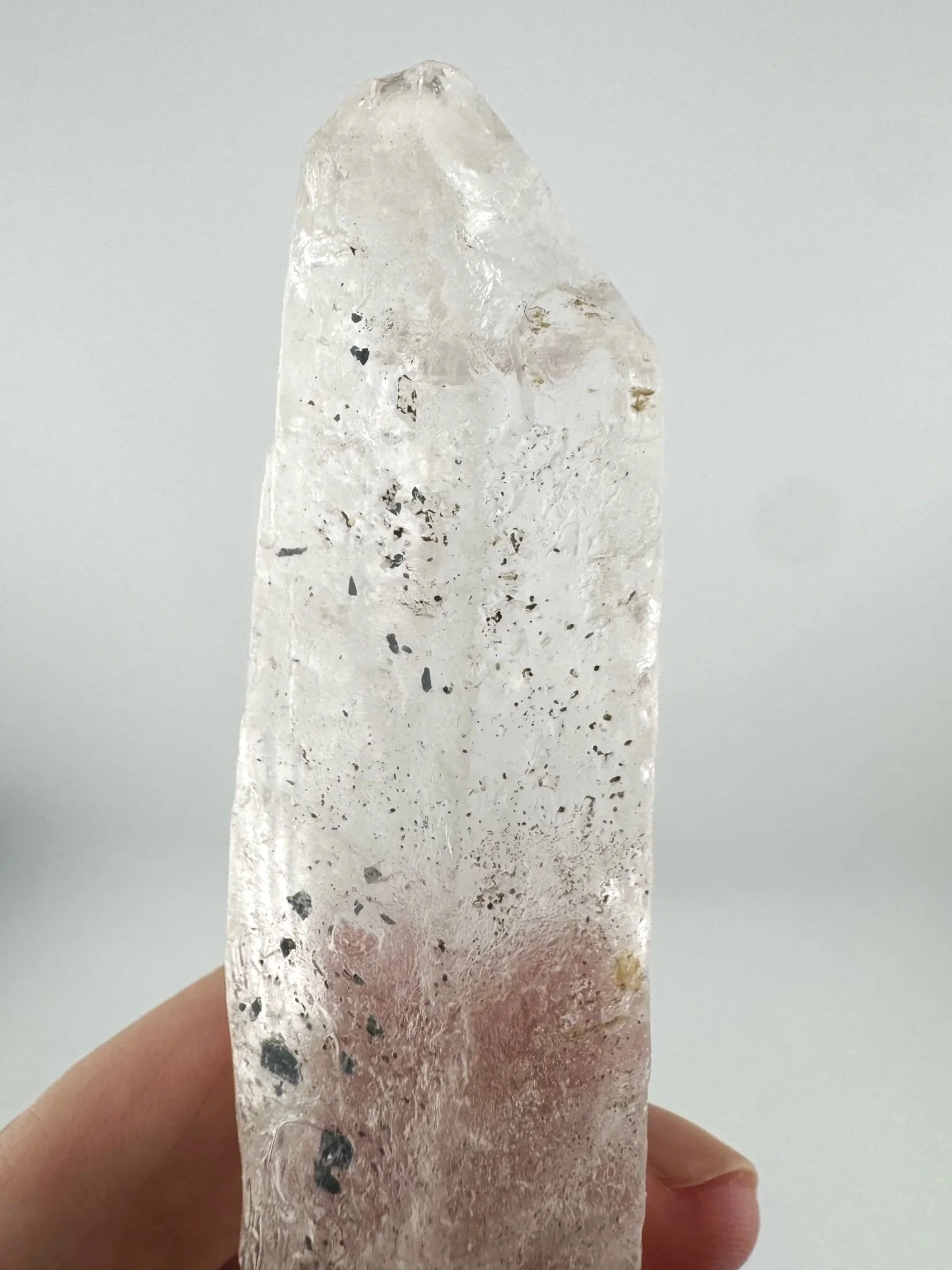 Leandro de Souza Cathedral Quartz Jesus Wand