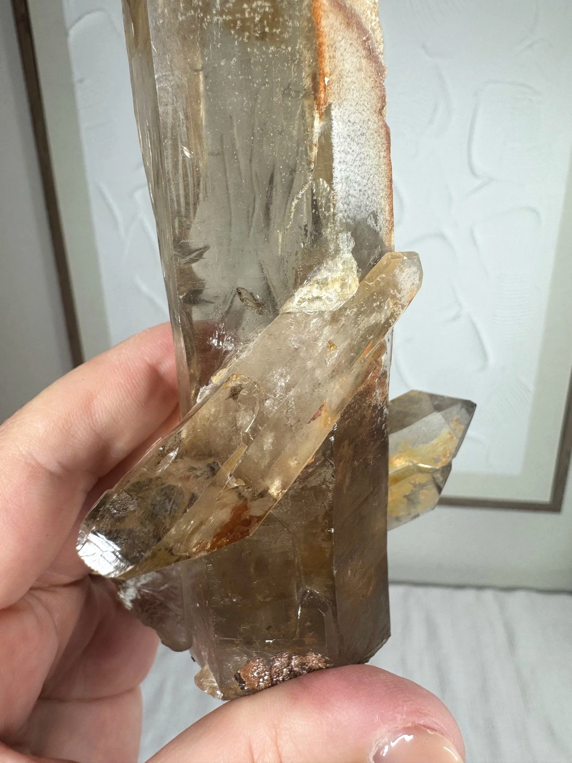 Leandro de Souza Cathedral Quartz Jesus Wand