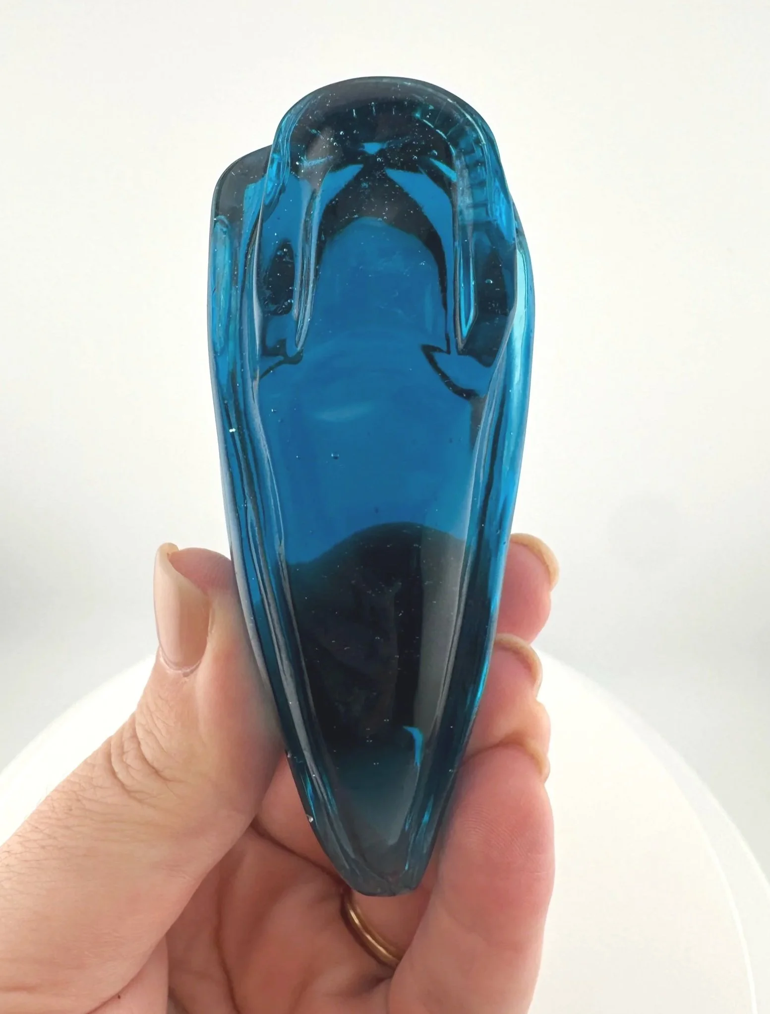 Leandro de Souza Blue Obsidian Traveler Skull