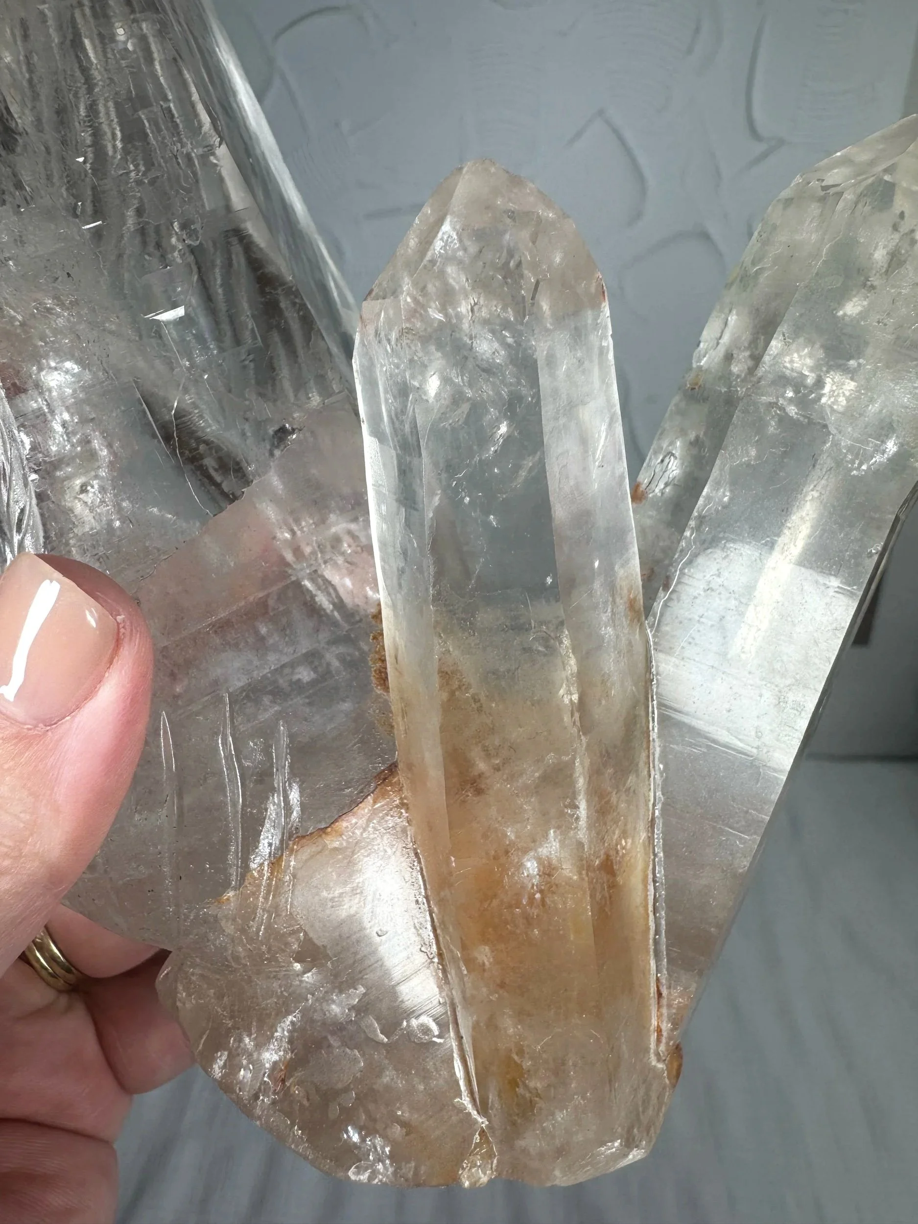Leandro de Souza Cathedral Quartz Jesus Wand